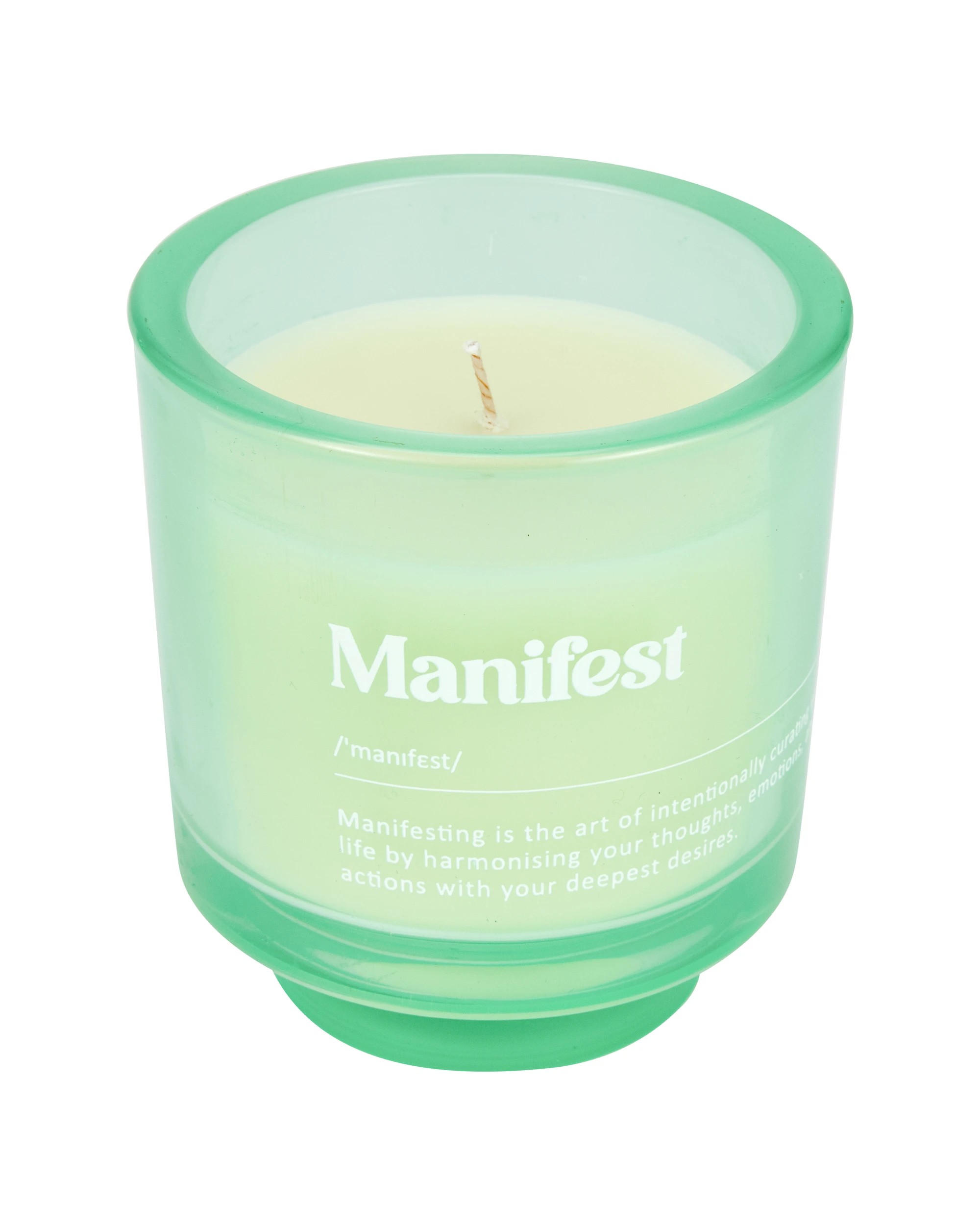 2 Manifest Glass Candle, 2 of 6