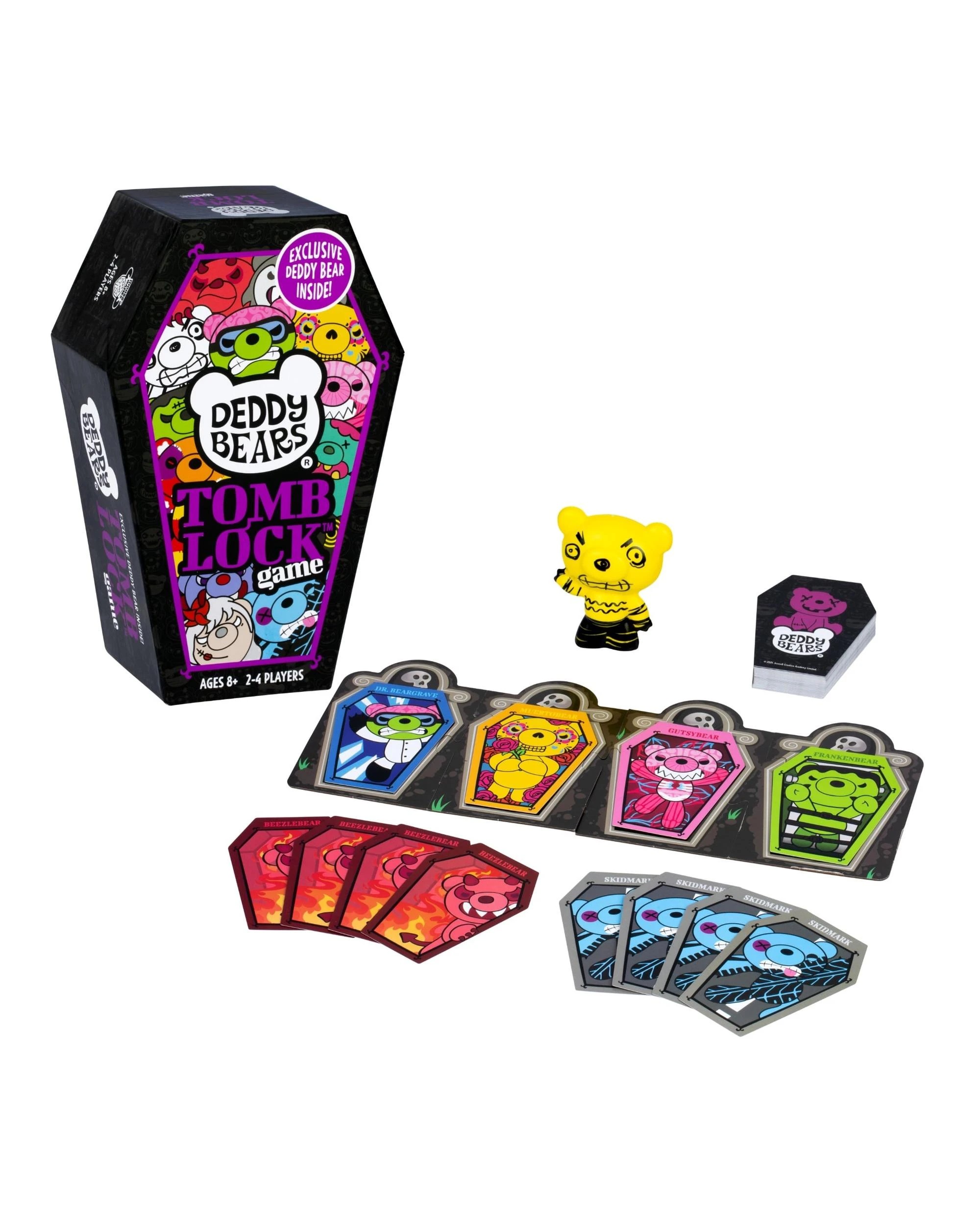 2 Deddy Bears Tomb Lock Card Game, 2 of 10