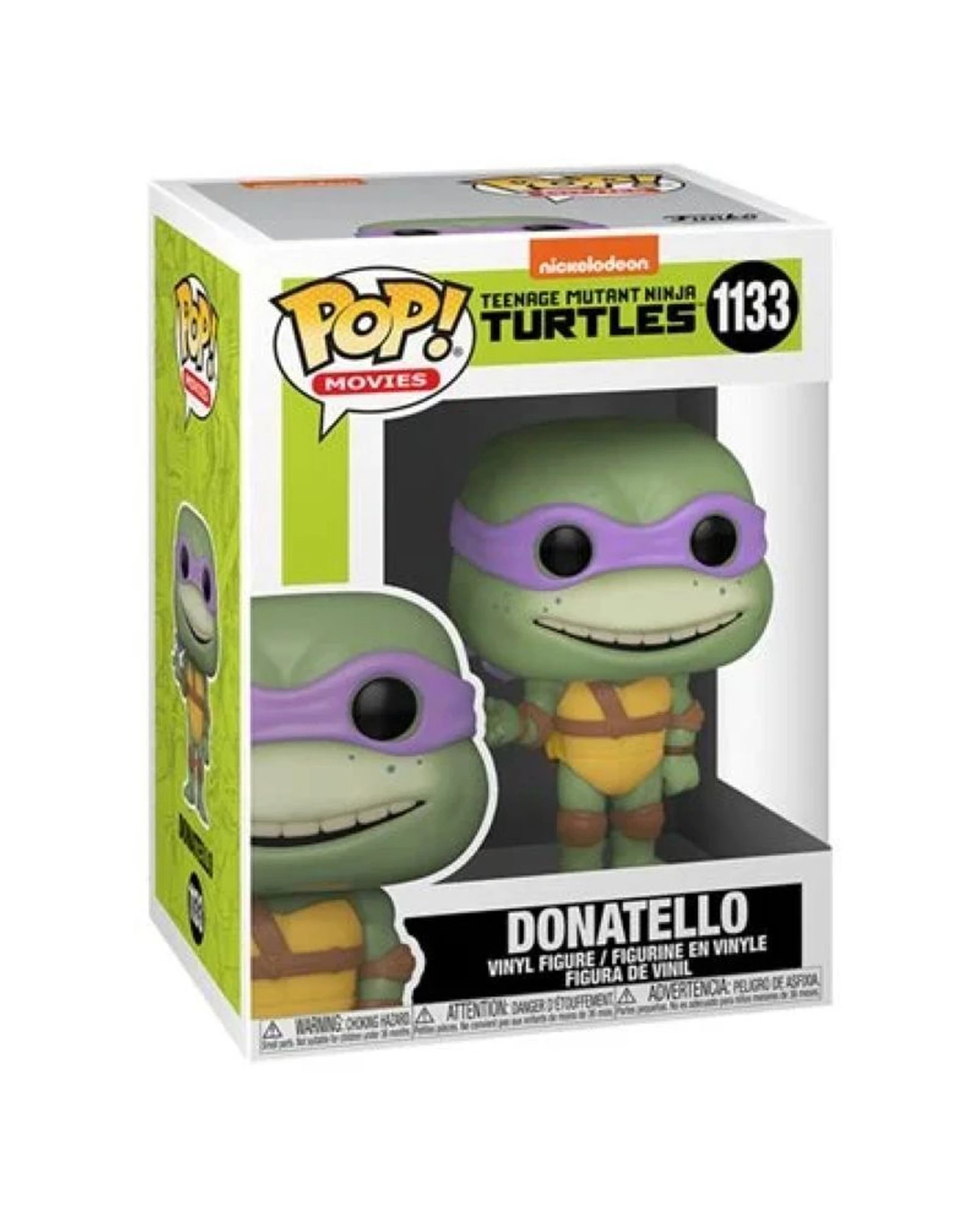 3 Pop Vinyl Figurine Teenage Mutant Ninja Turtles Donatello TMNT 2 10cm - Green, 3 of 3