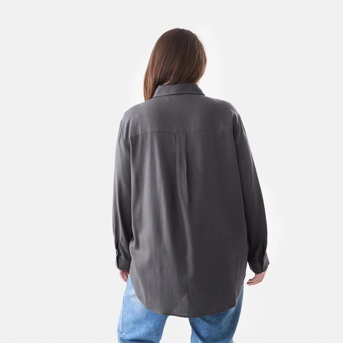3 Curve Long Sleeve Shirt Nine Navy, 3 of 5