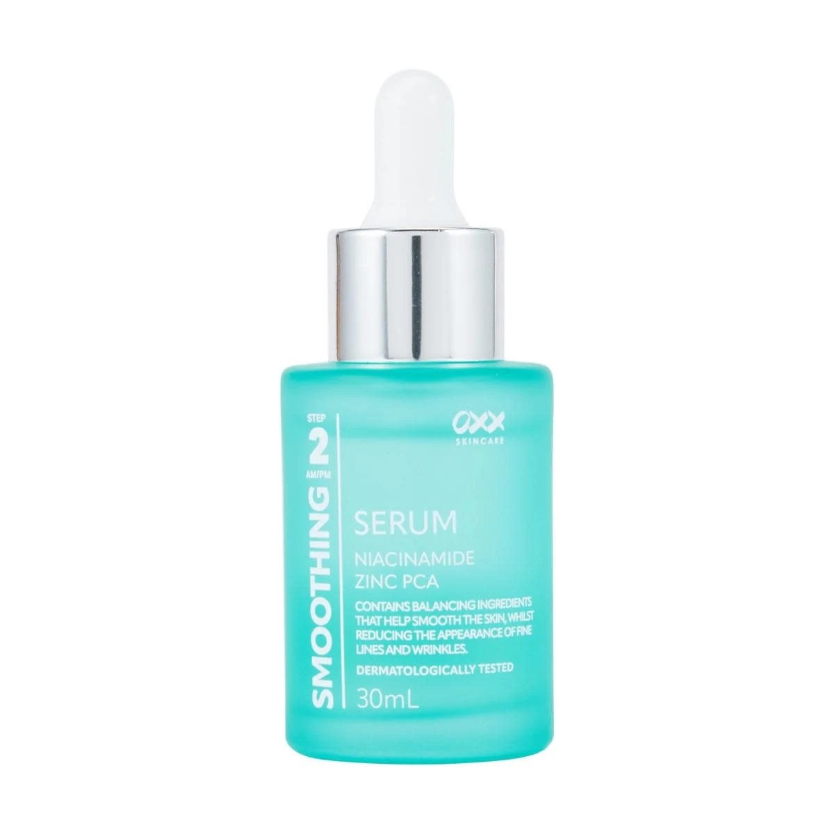 1 OXX Skincare Step 2 AM/PM Smoothing Serum 30ml - Niacinamide and Zinc PCA, 1 of 3