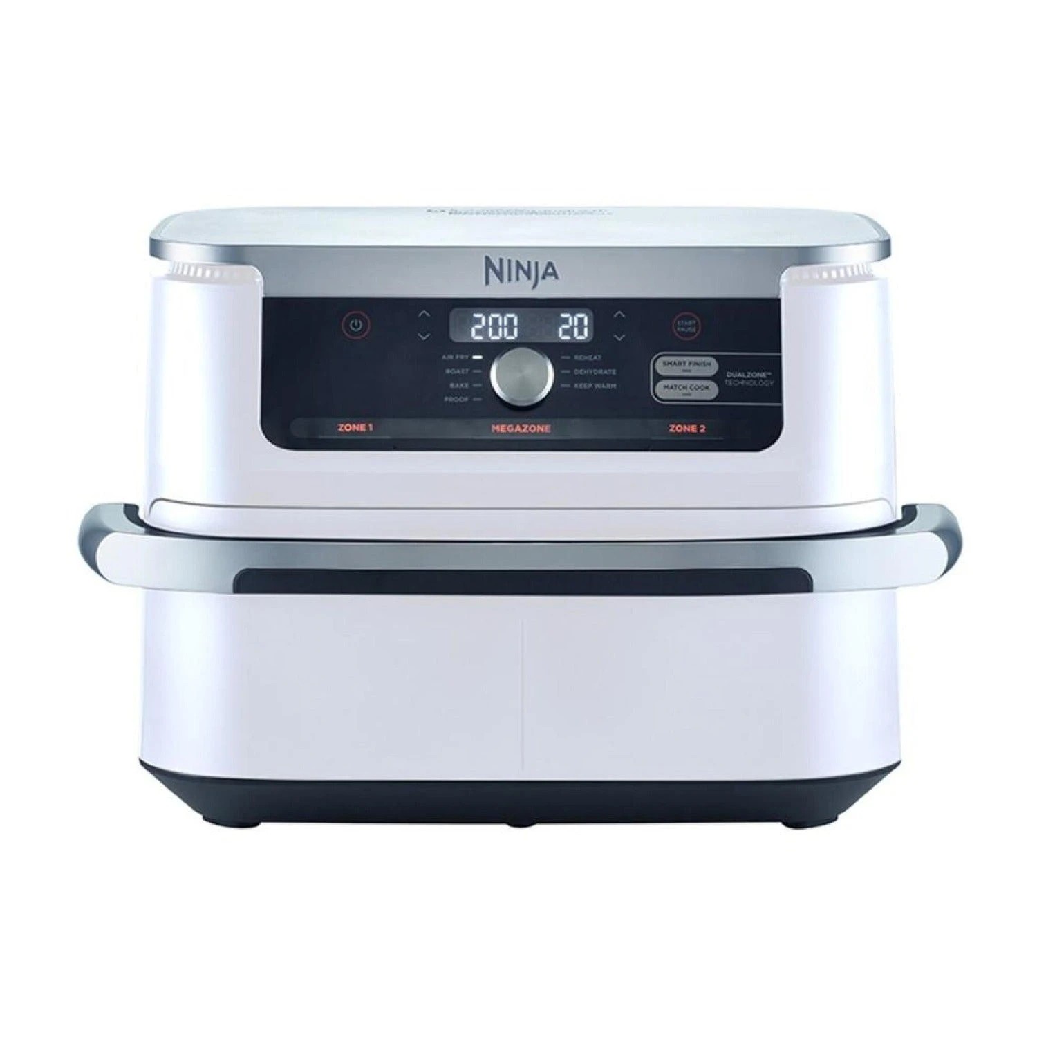 1 Ninja Air Fryer AF500 XXXL FlexDrawer 10.4L - White - Black, 1 of 7