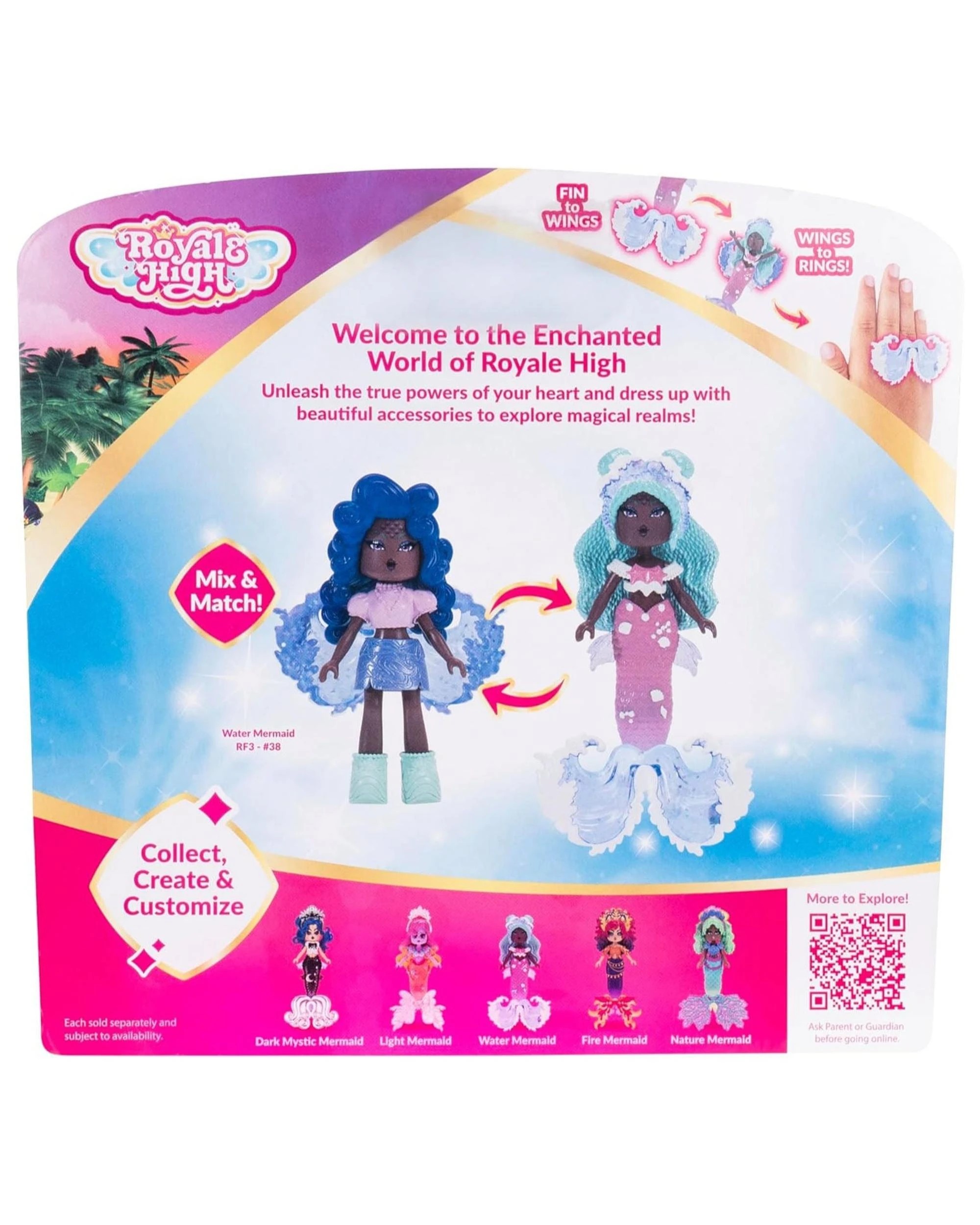 5 Royale High Water Mermaid S3 Deluxe Core Figure, 5 of 8