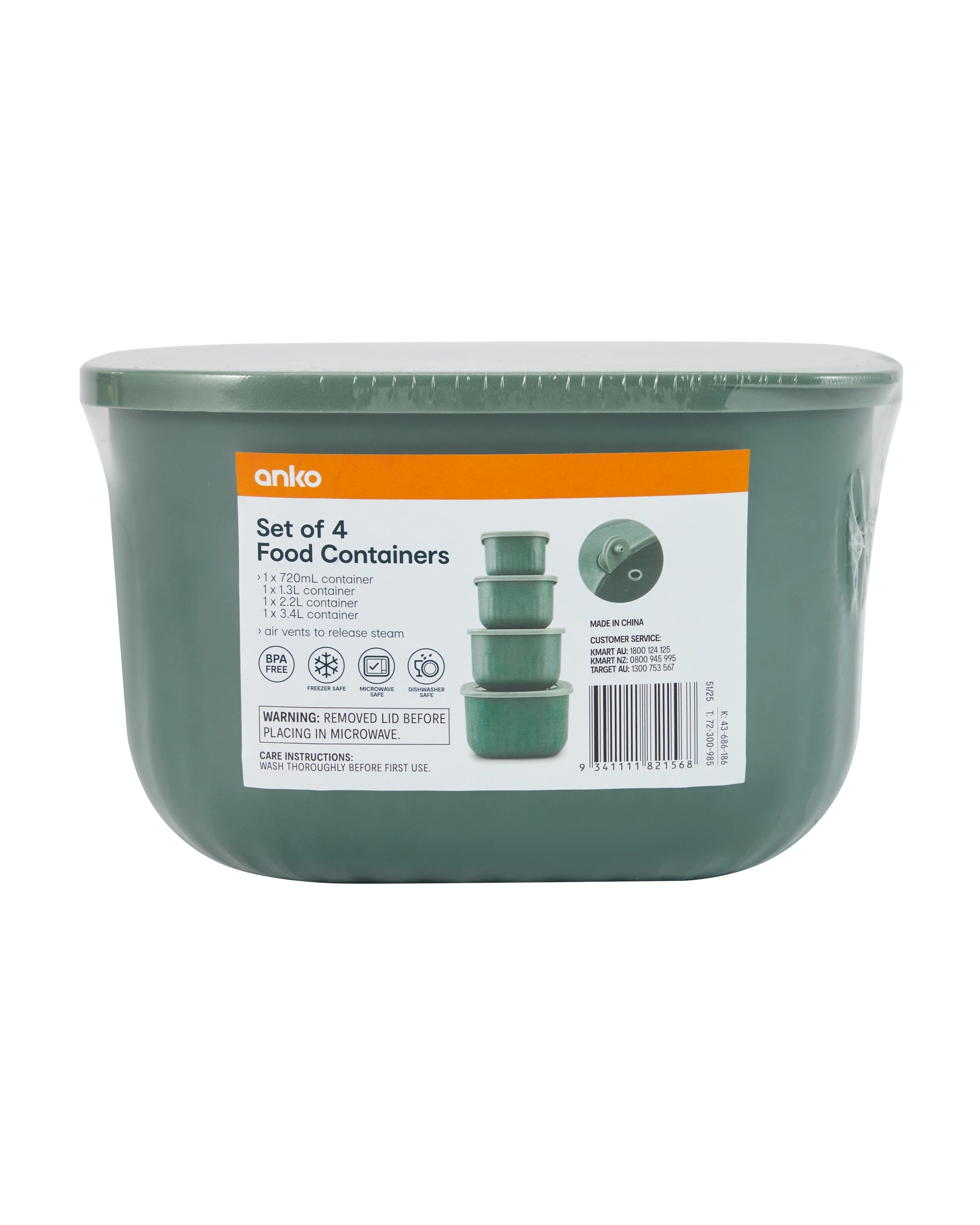 5 Set of 4 Food Containers, 5 of 5