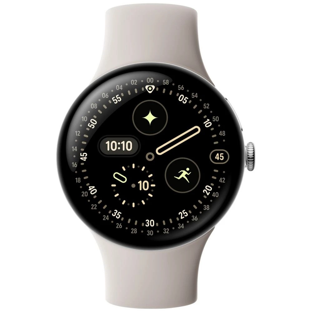1 Google Pixel Watch 4 45mm WiFi Silver/Porcelain, 1 of 10