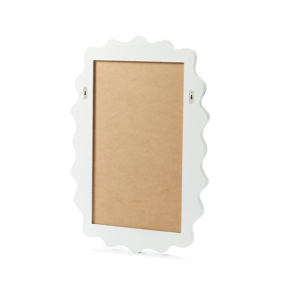 5 Textured Wave Mirror - White, 5 of 8