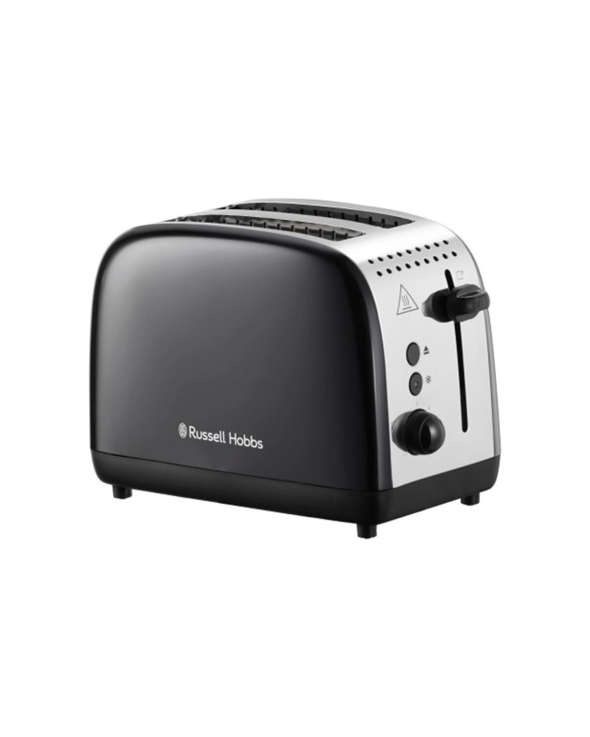1 Russell Hobbs Colours Plus 2 Slice Toaster Wide Slots High Lift - Black, 1 of 1