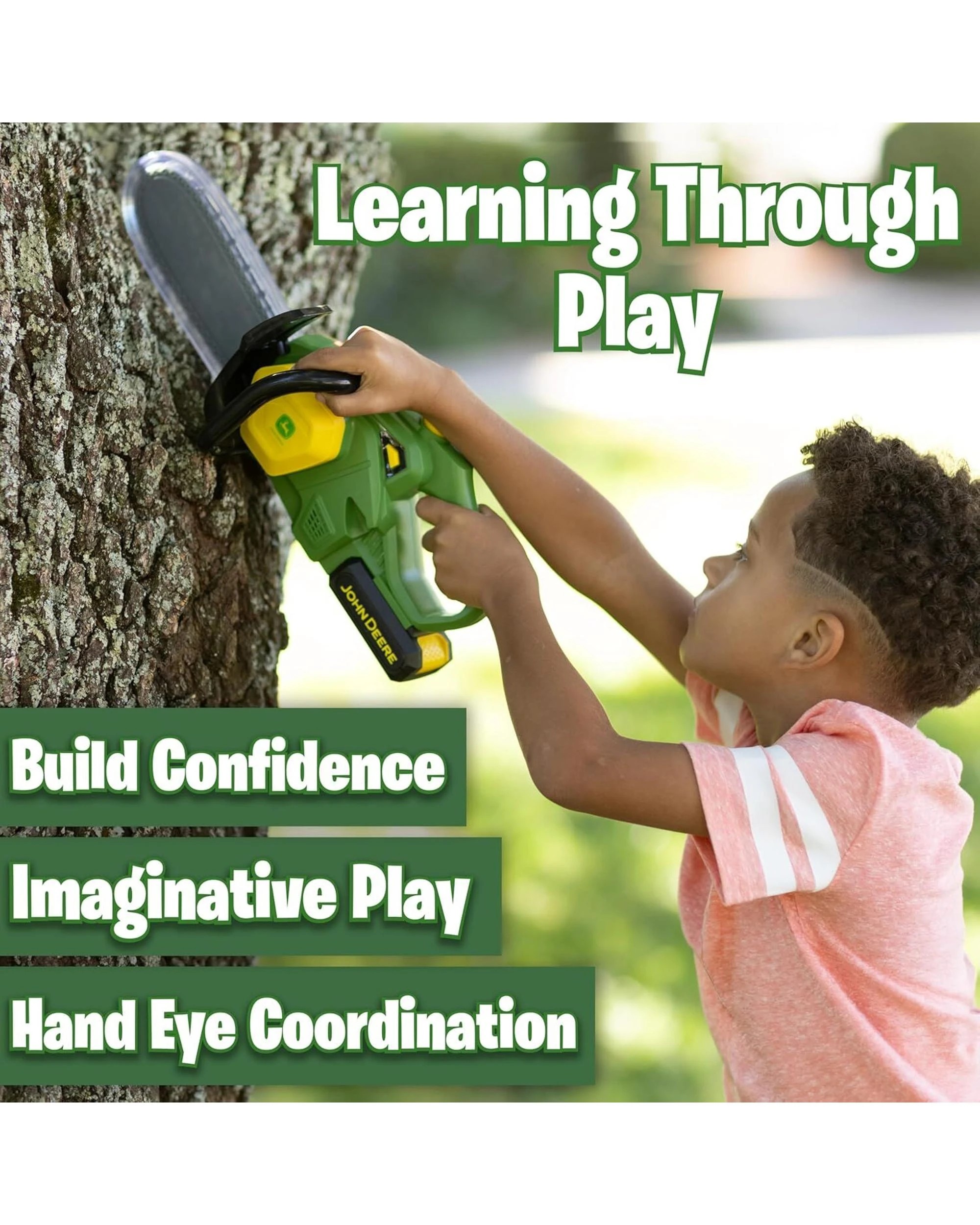 5 John Deere Kids Motorised Chainsaw, 5 of 6