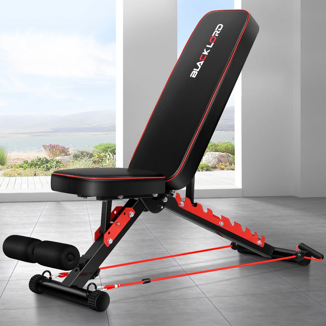 2 Black Lord Weight Bench Adjustable, 2 of 8