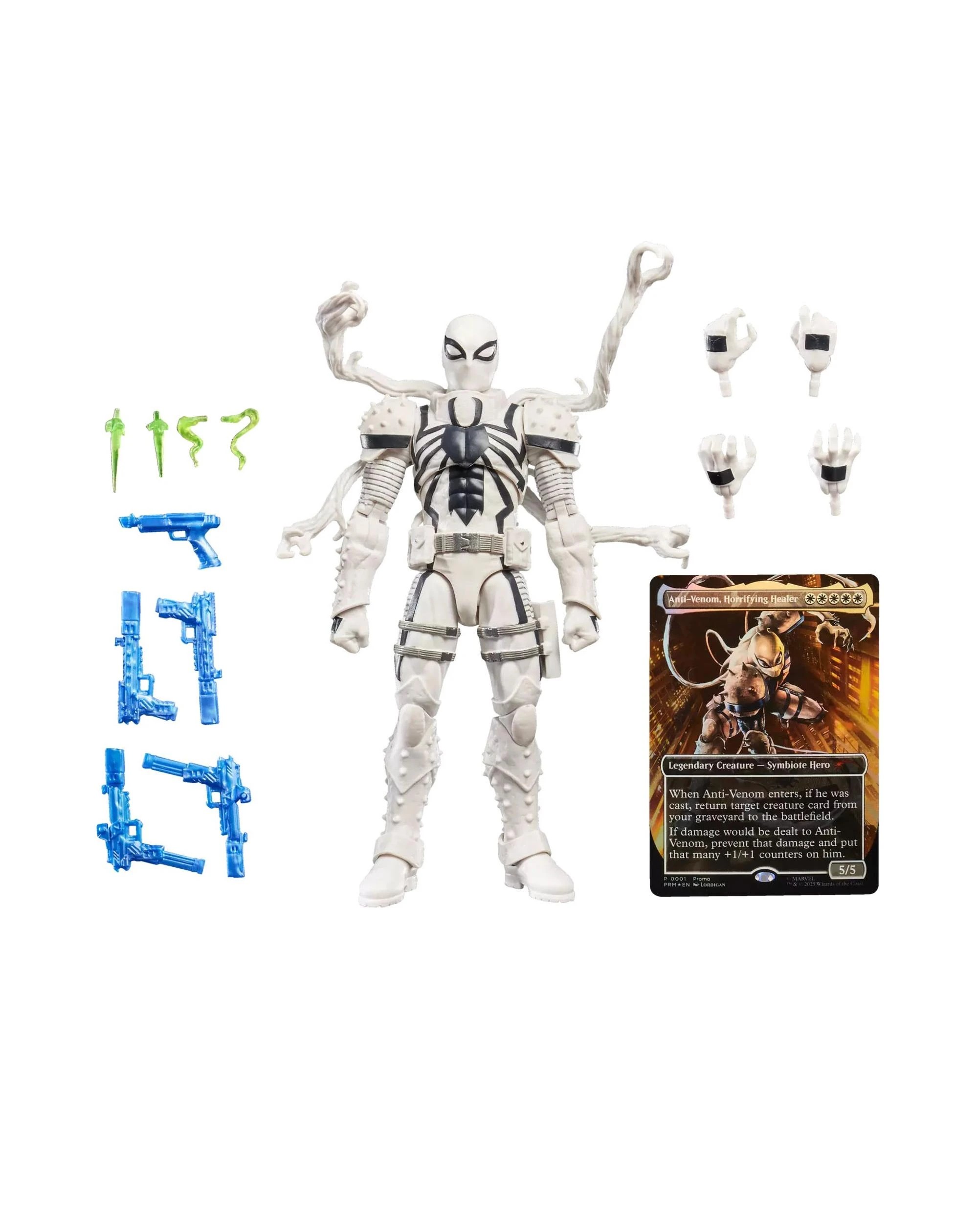 4 Marvel Legends Series Magic: The Gathering Agent Anti-Venom, 4 of 10