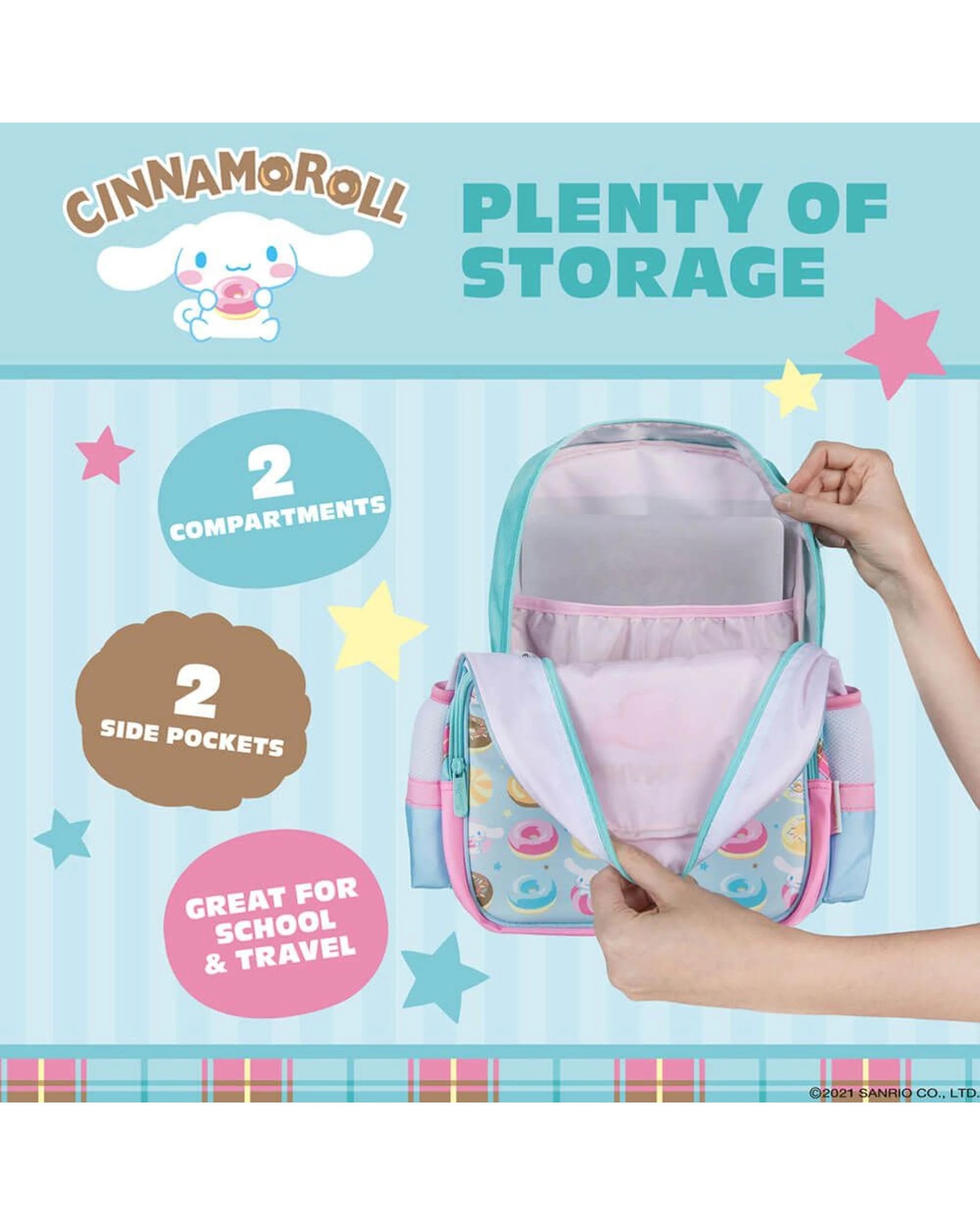 6 Hello Kitty and Friends Cinnamoroll School Backpack - Blue, 6 of 7