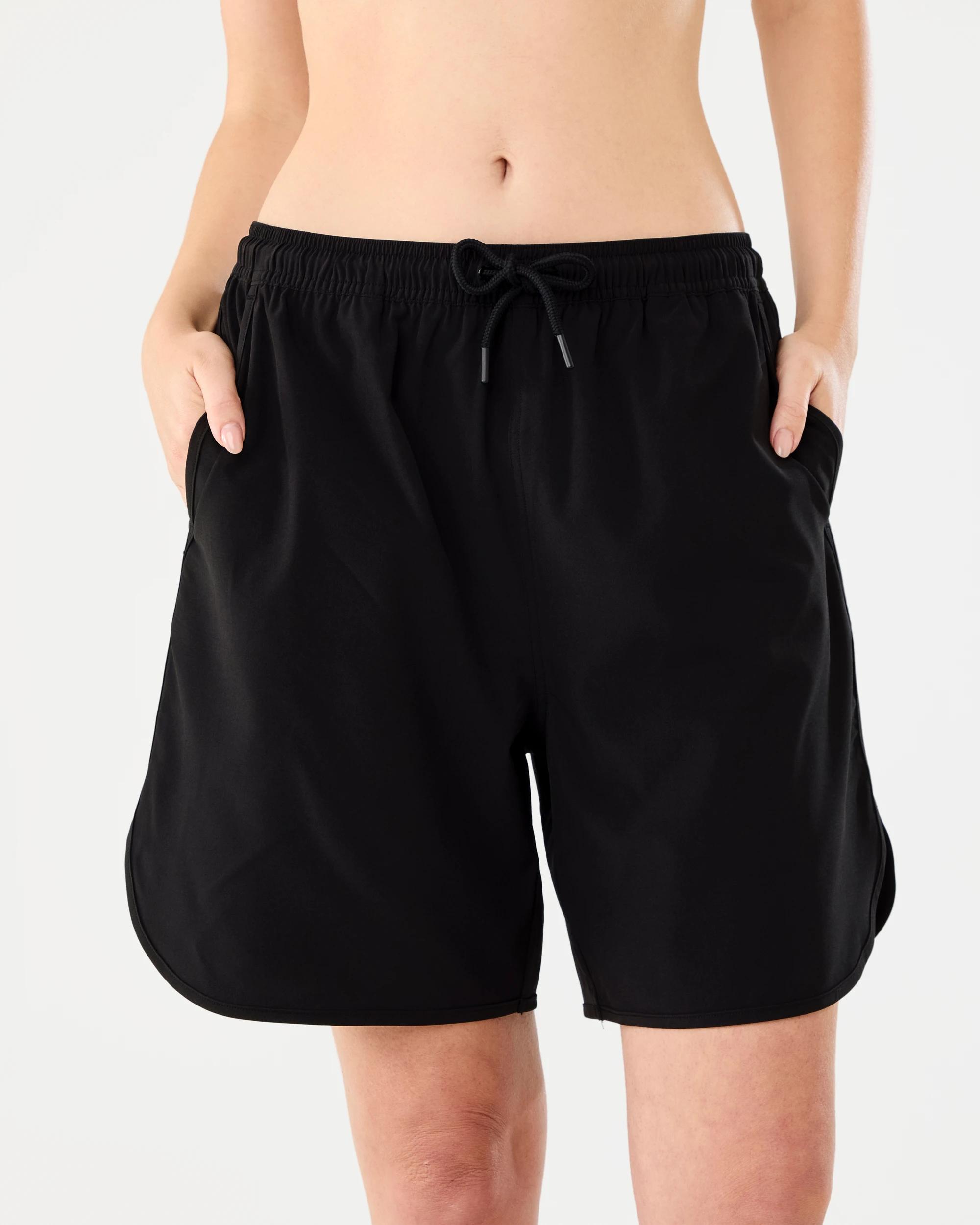 1 Mid Length Boardshorts Black, 1 of 5