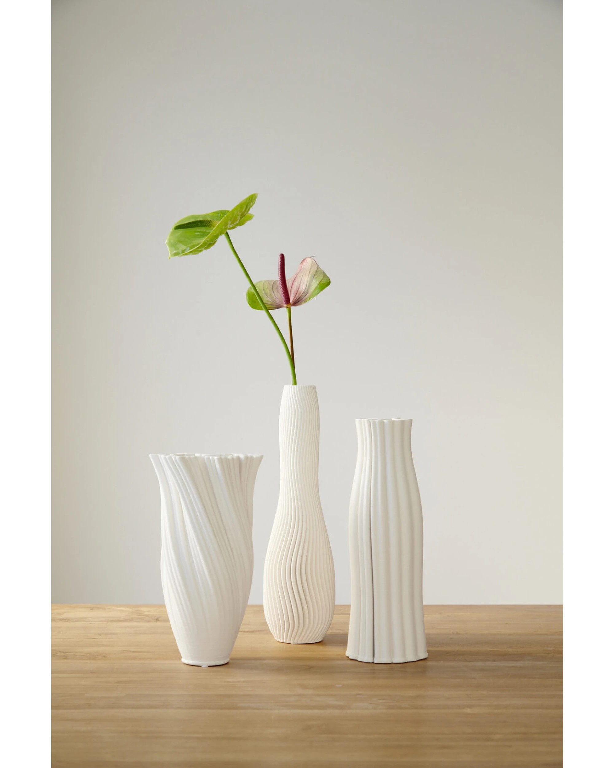4 One Six Eight London Ivy Vase - 24cm - White, 4 of 5