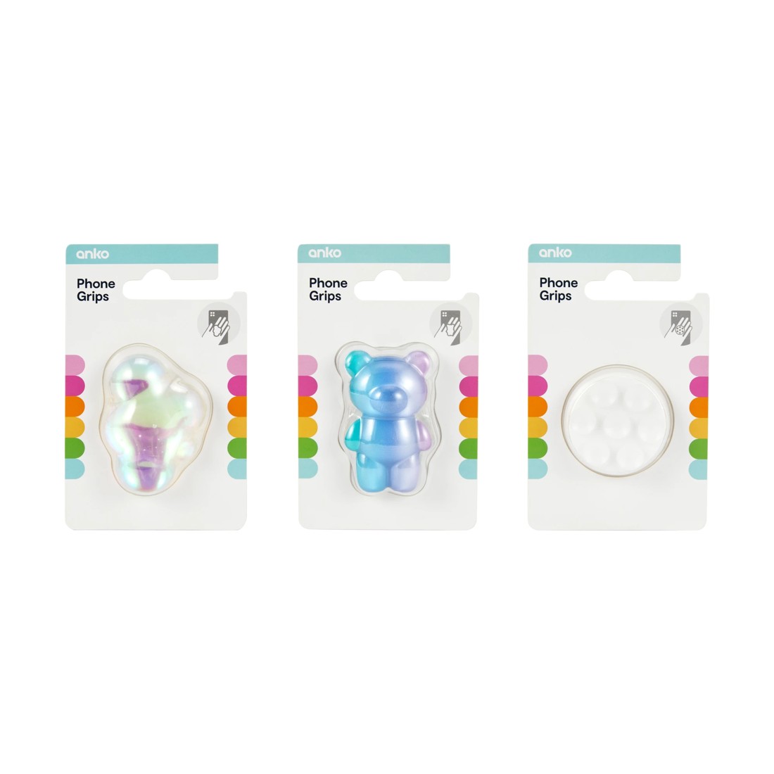 9 Phone Grip Novelty - Assorted, 9 of 9