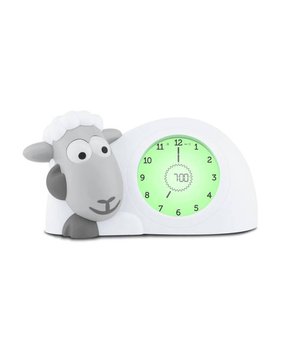 ZAZU Sleep Trainer Clock - Sam The Lamb (Grey)