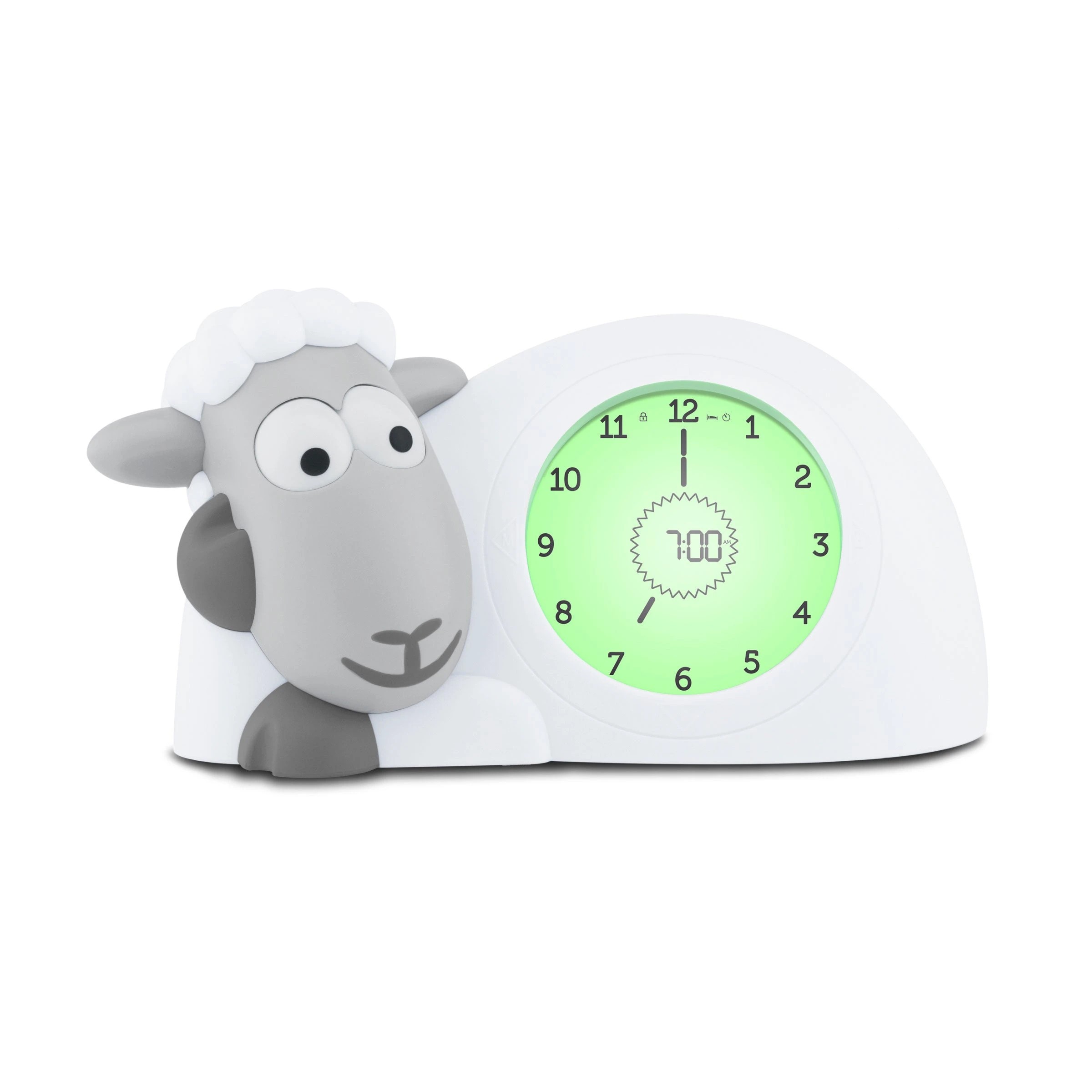 1 ZAZU Sleep Trainer Clock - Sam The Sheep (Grey), 1 of 5