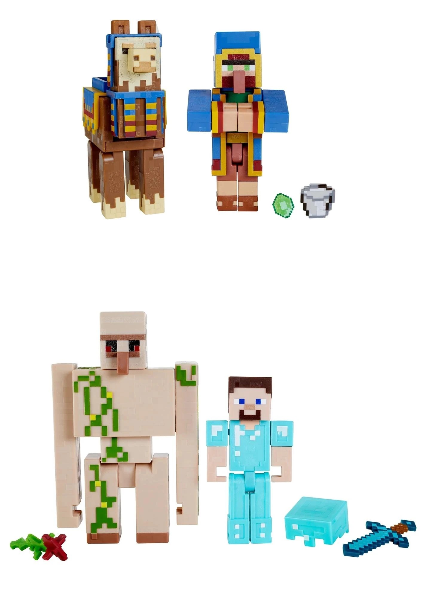 2 Minecraft Craft-a-Block 2-Pack Figures - Assorted*, 2 of 4