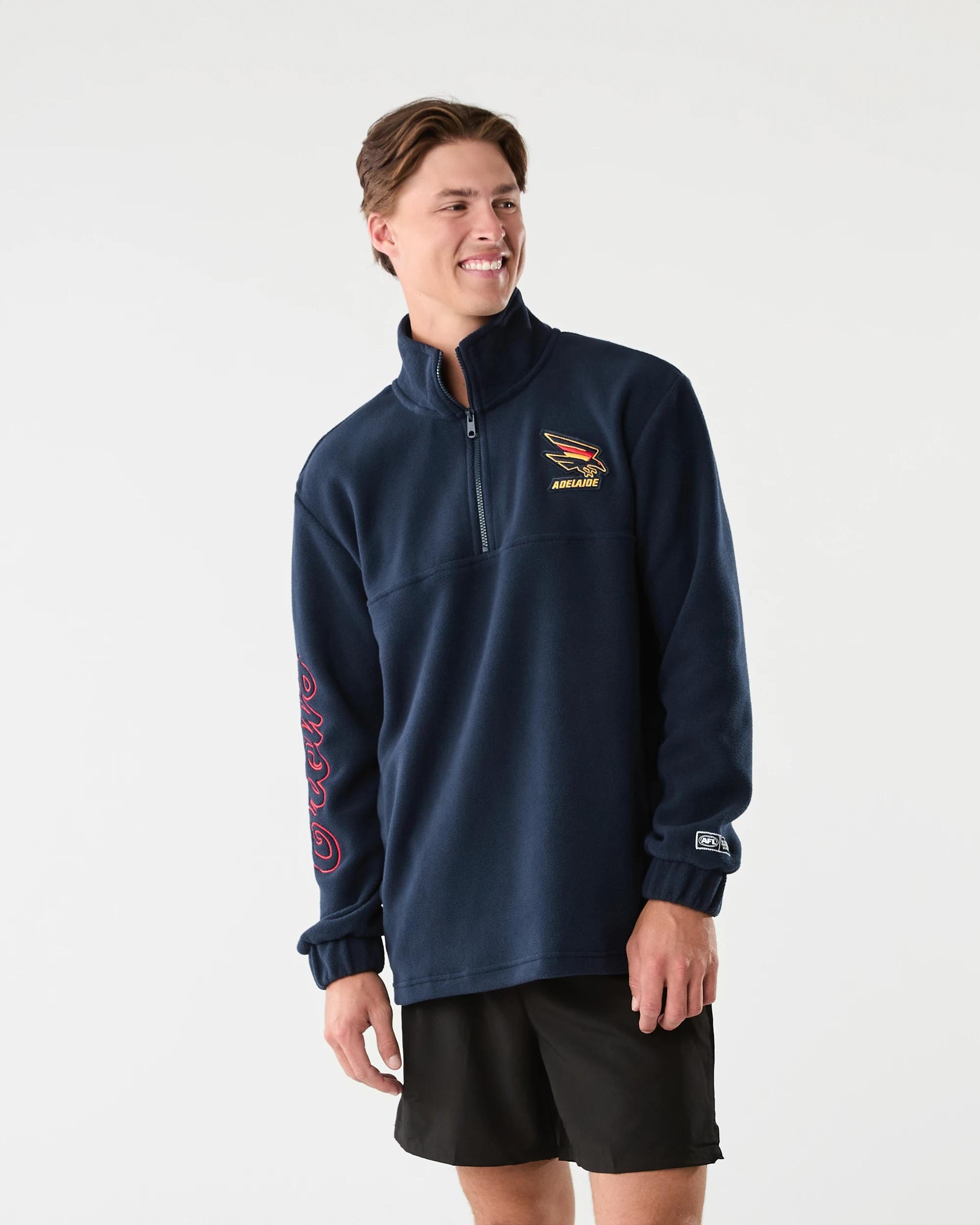 1 Official AFL Adult Polar Fleece Jacket Adelaide, 1 of 9