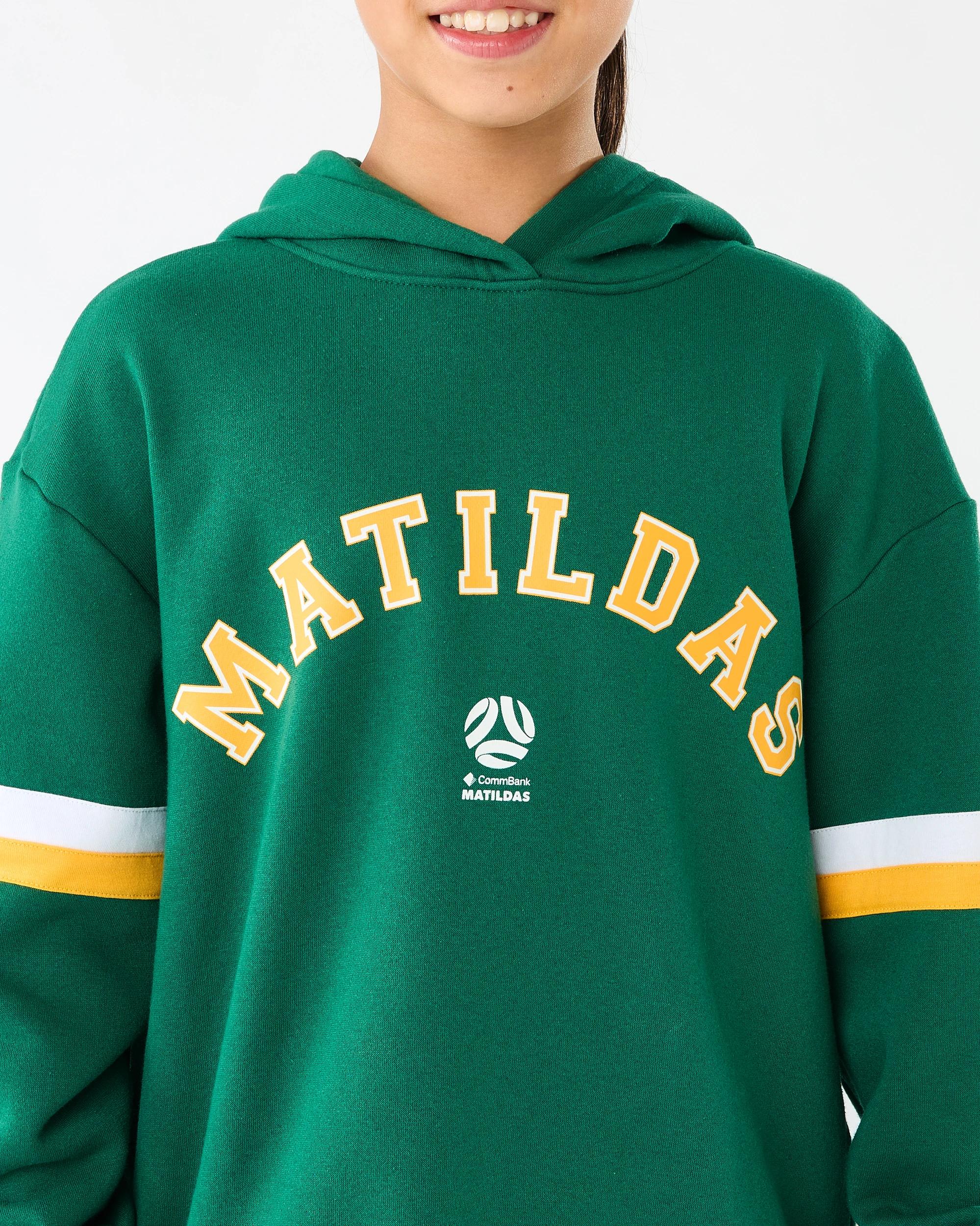 5 Matildas Youth Hoodie Green, 5 of 7