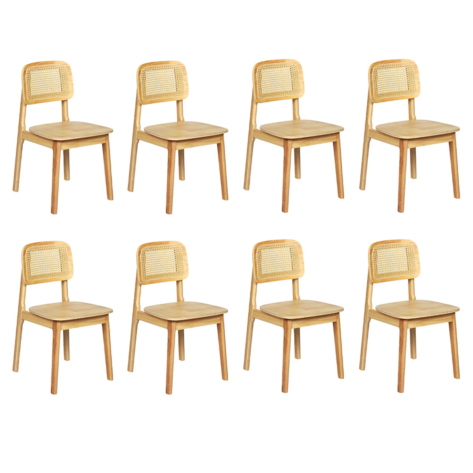 1 Levede Set Of 8 Rattan Dining Chairs, 1 of 7
