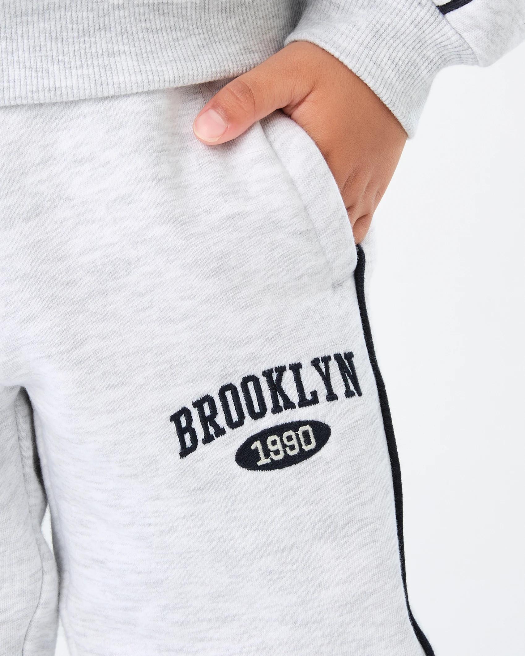 3 Loose Fit Trackpants Wht Marle, 3 of 7