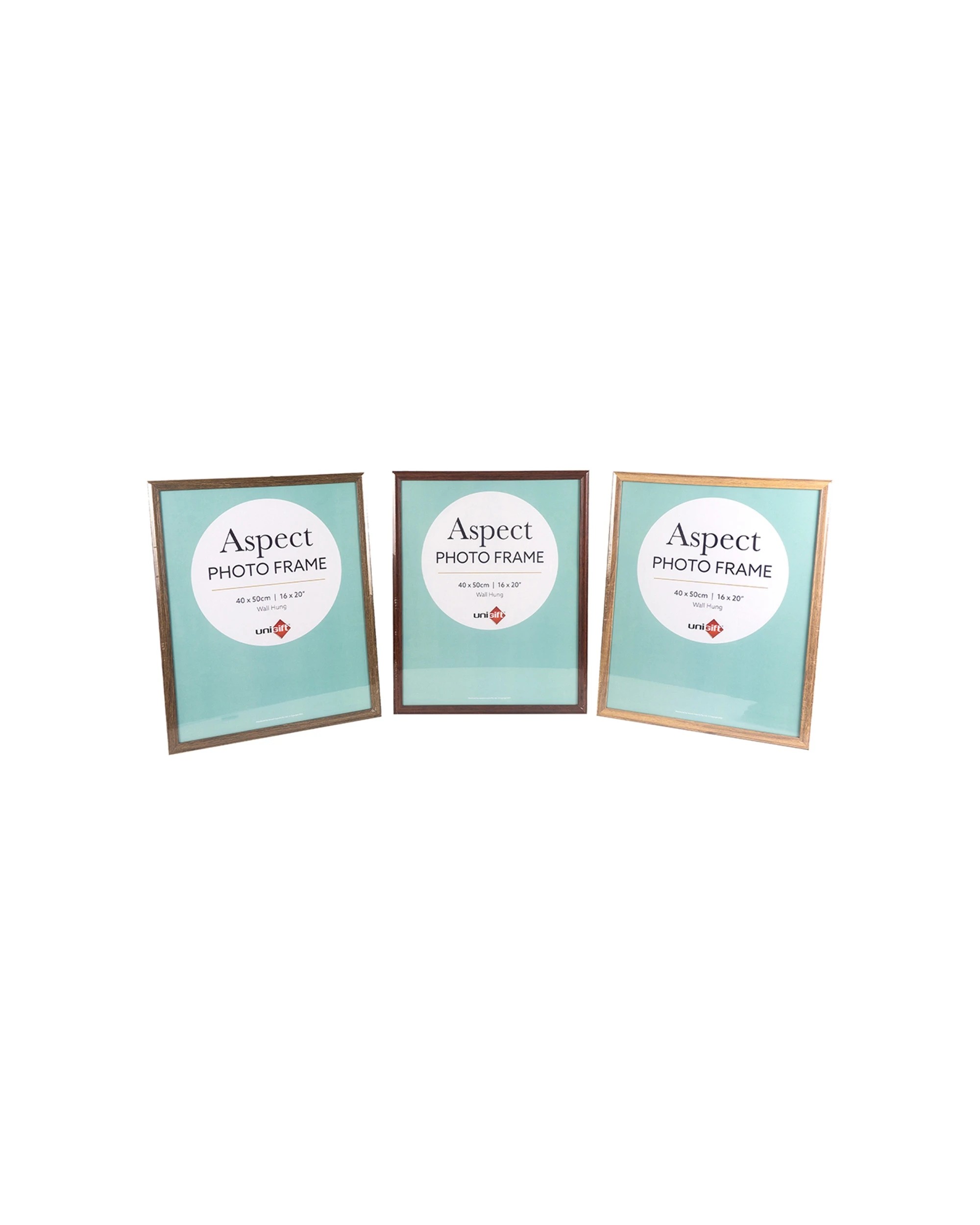 2 Unigift Aspect MDF Glass Picture Frame 40x50cm - Multi, 2 of 2