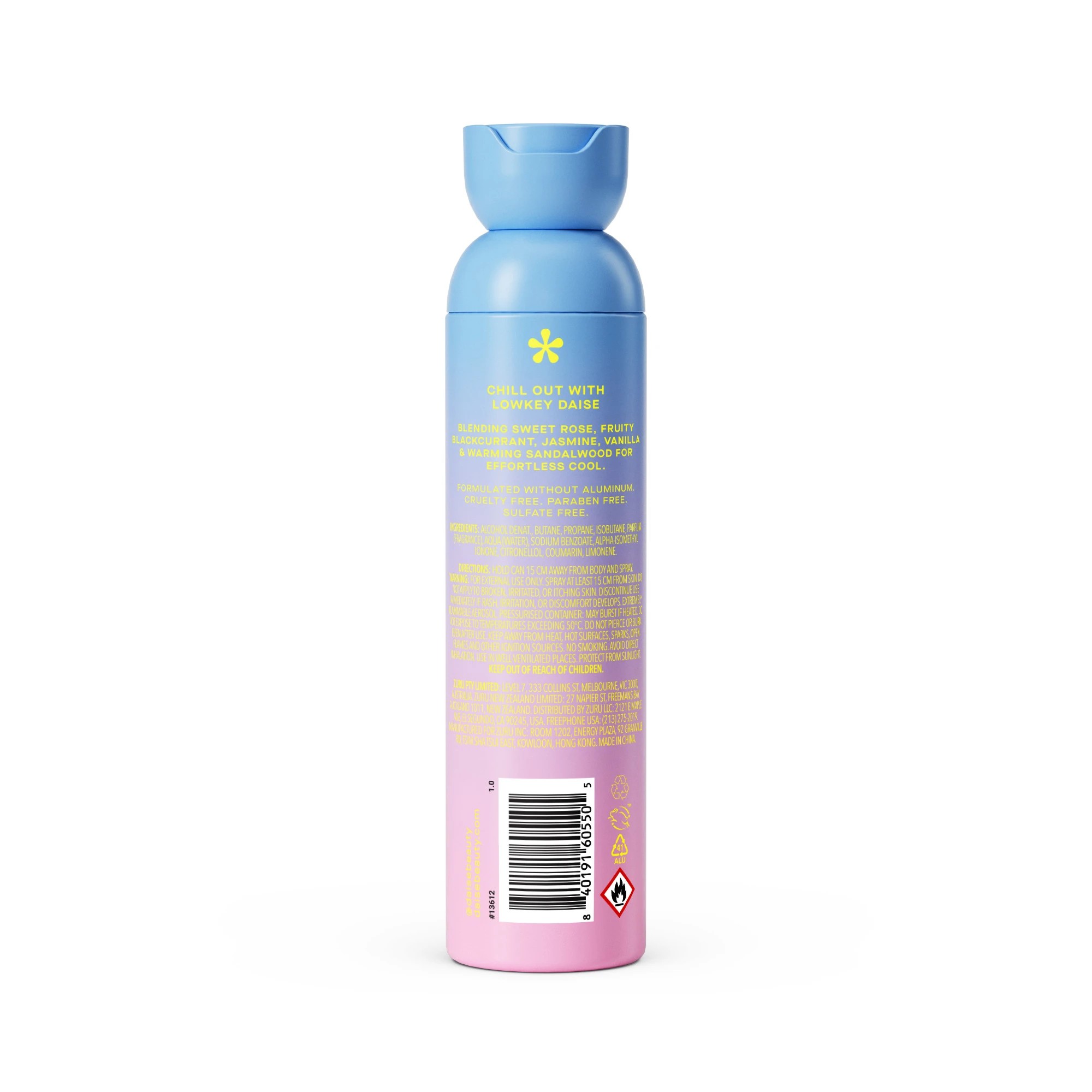 2 DAISE Lowkey All Body Spray and Deodorant 120ml - Rose and Sandalwood Scent, 2 of 8