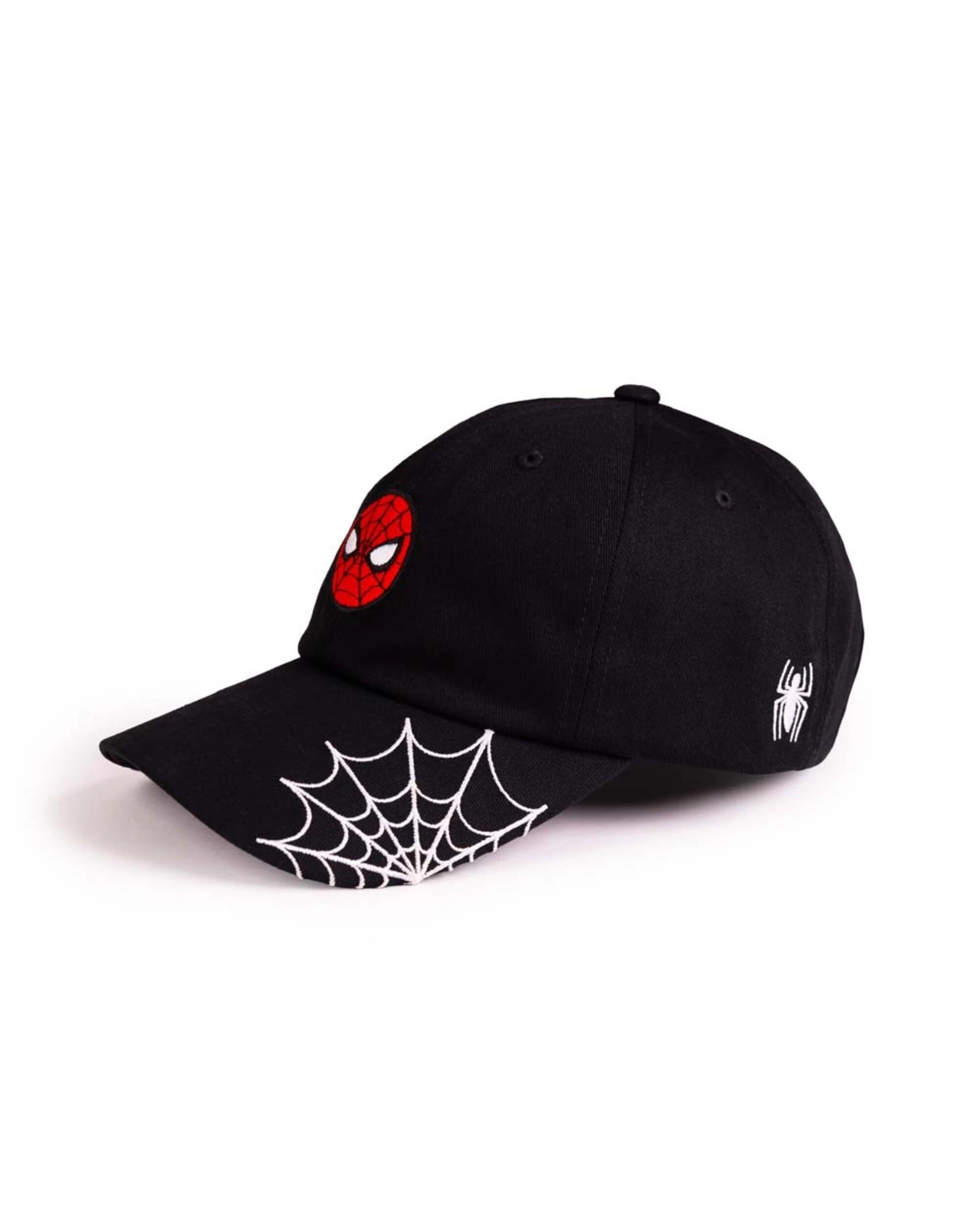 2 Marvel - Spider-Man - Spider Web Dad Cap By Flexfit Yupoong - Black, 2 of 4