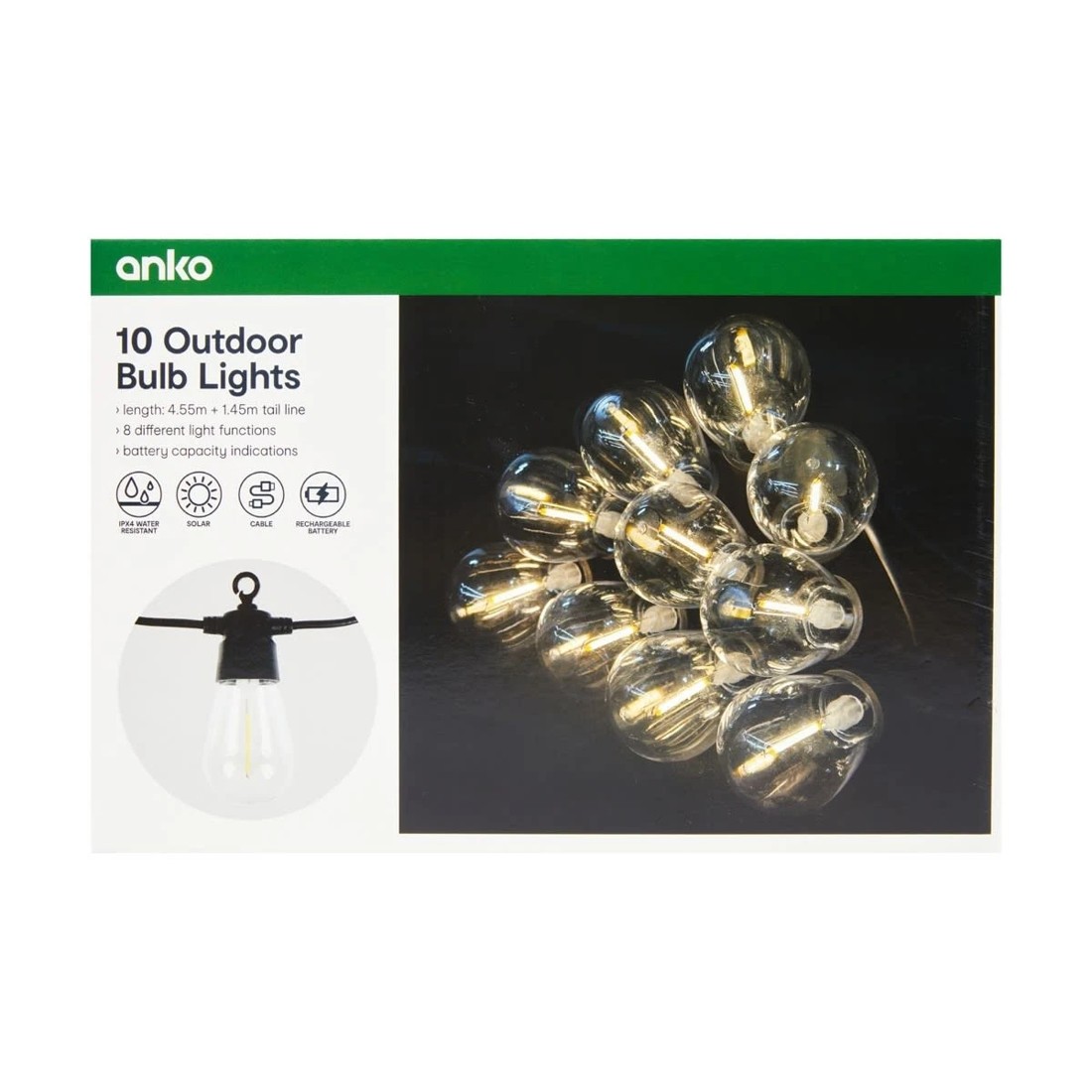 8 10 Pack Outdoor Bulb Lights, 8 of 8