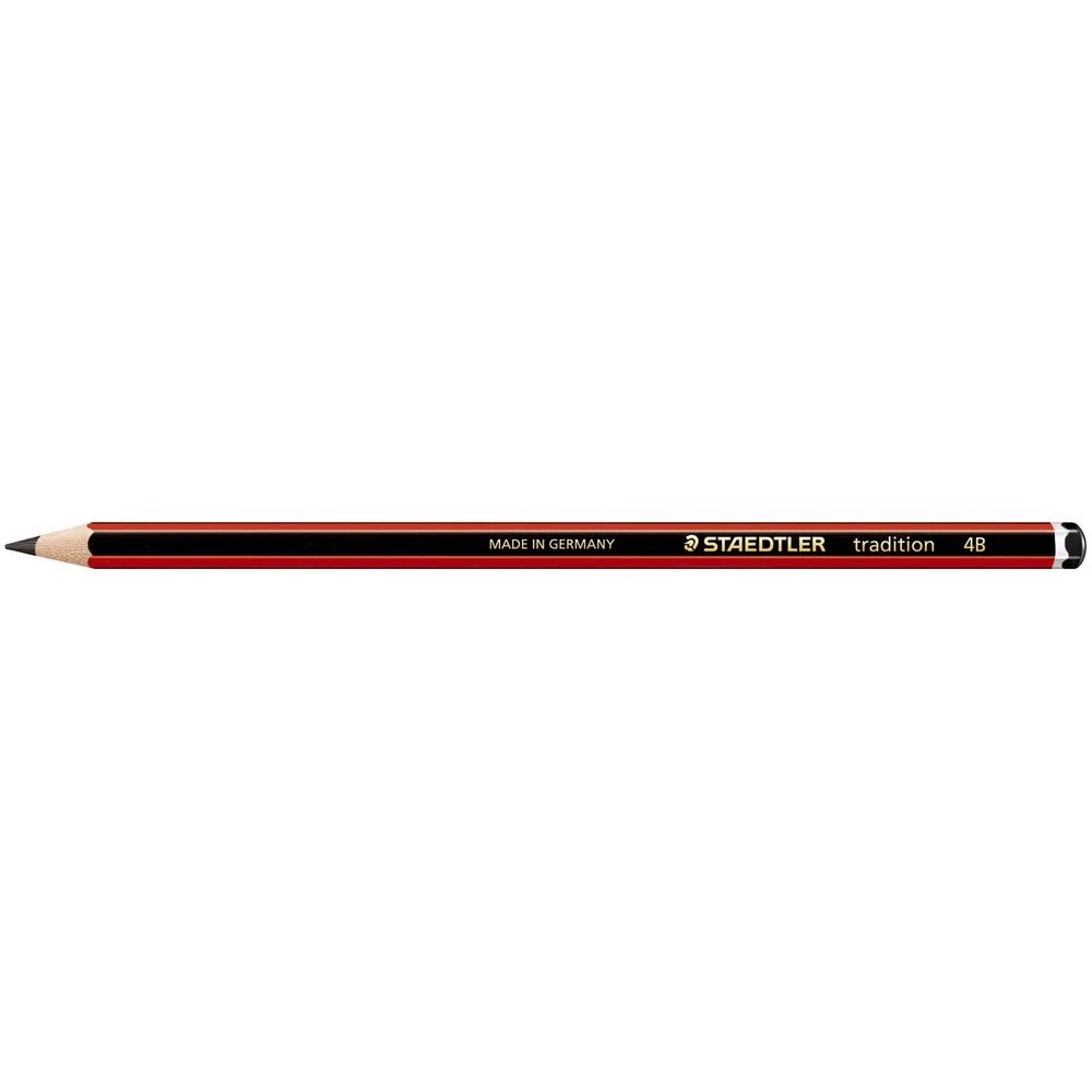 3 Staedtler Tradition Graphite Pencils 4B 3 Pack, 3 of 4