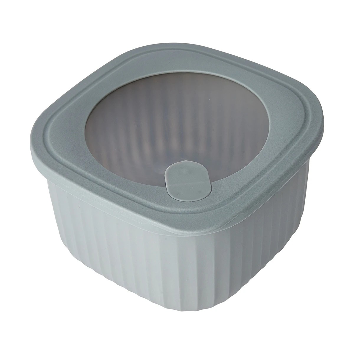 8 4 Piece Square Nested Food Storage Set - Grey, 8 of 10