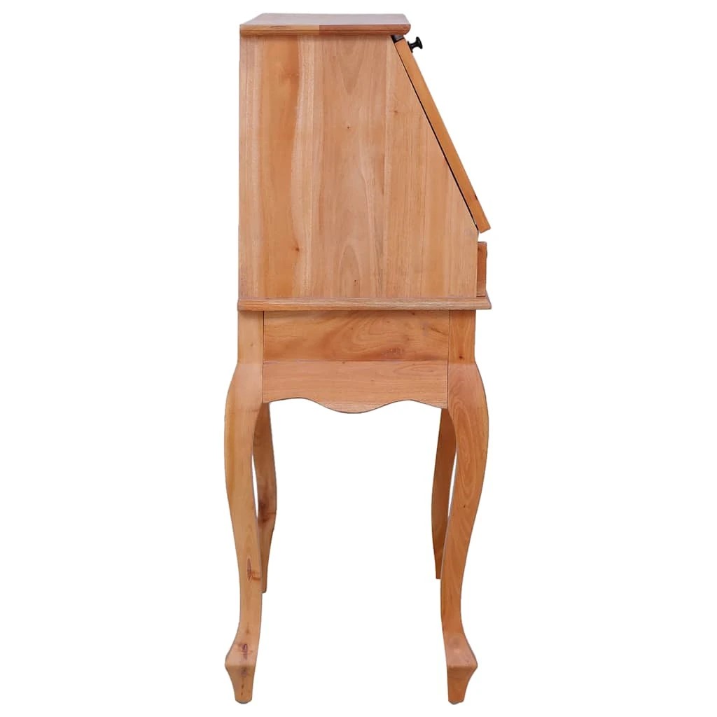 4 Vidaxl Desk Wooden Desk - Brown, 4 of 8