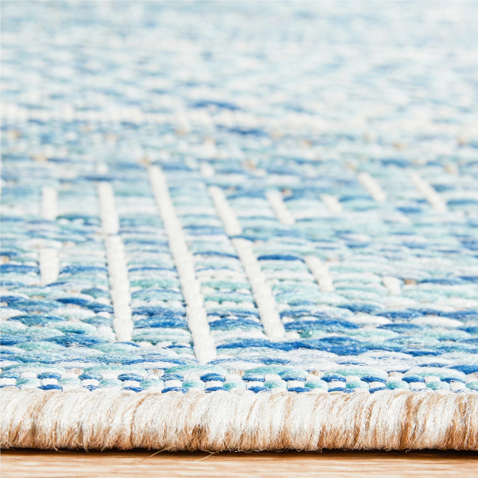 7 Common Ground Rugs Portico 5505 400x300cm - Extra Extra Large Outdoor Rug - Blue, 7 of 9