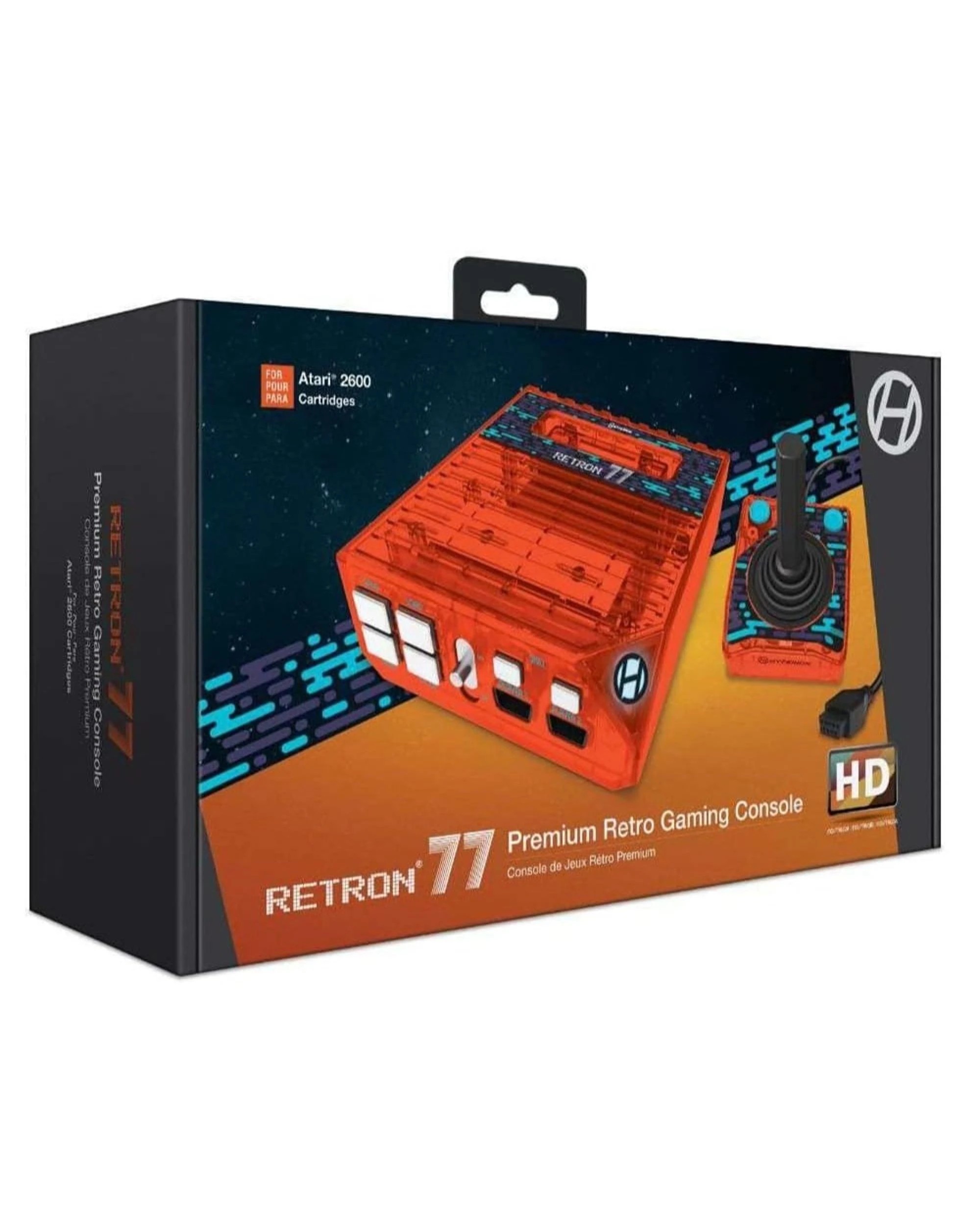 9 RetroN 77 HD 2600 Gaming Console - Retro Amber - Orange, 9 of 9