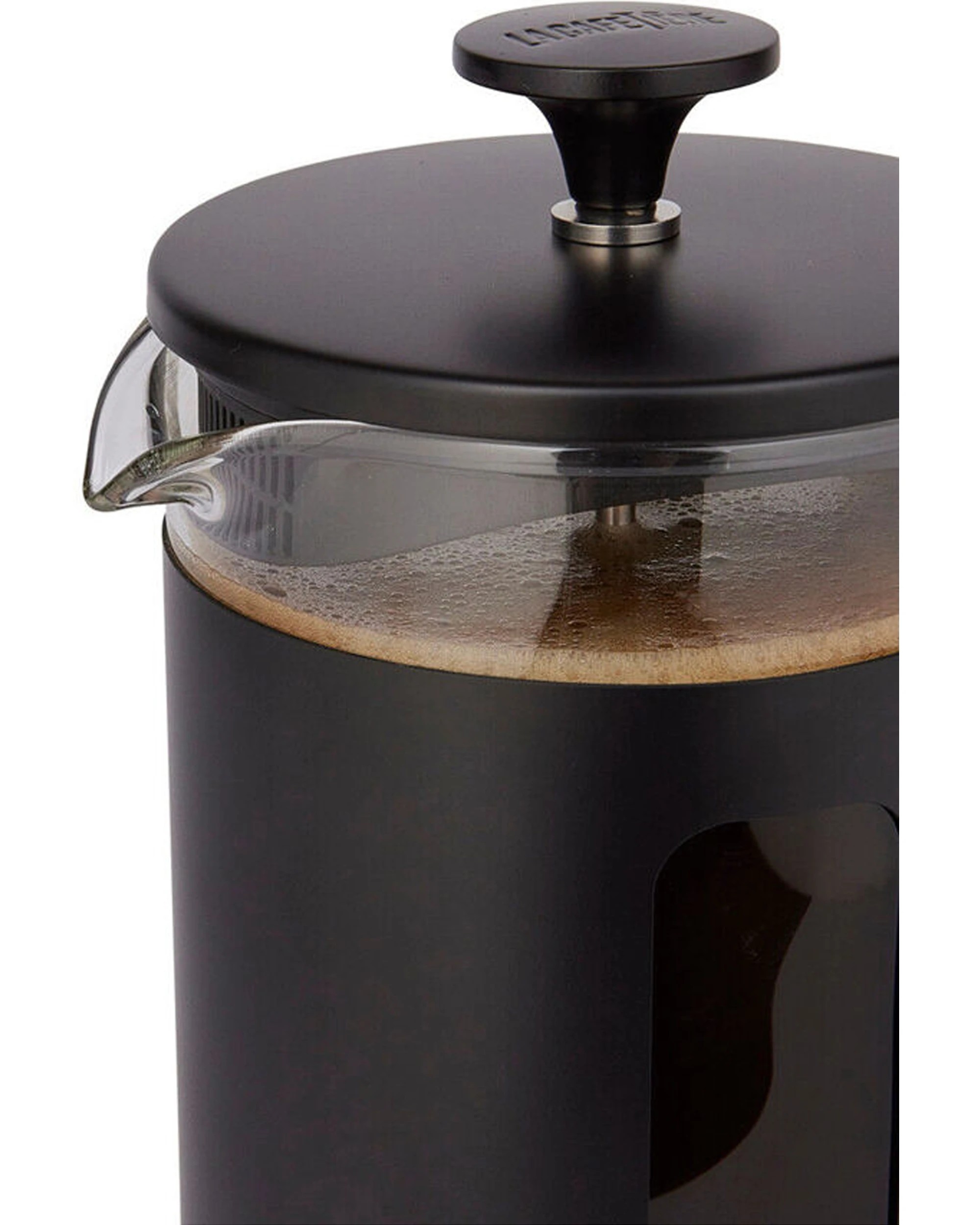 3 La Cafetiere Pisa 8-Cup 1L Stainless Steel Glass Coffee French Press - Black, 3 of 3