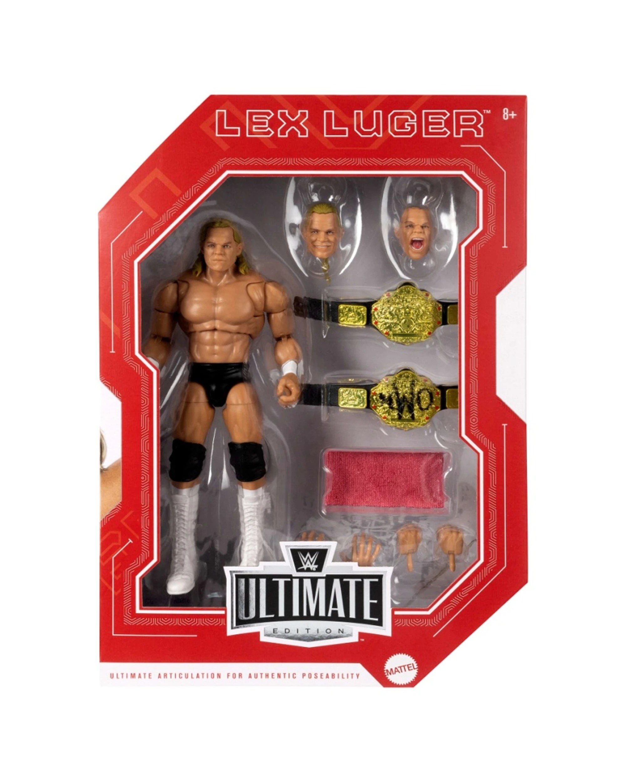 1 WWE 10pc Monday Night Wars Ultimate Action Figure Collectible Doll Lex Luge - Multi, 1 of 2