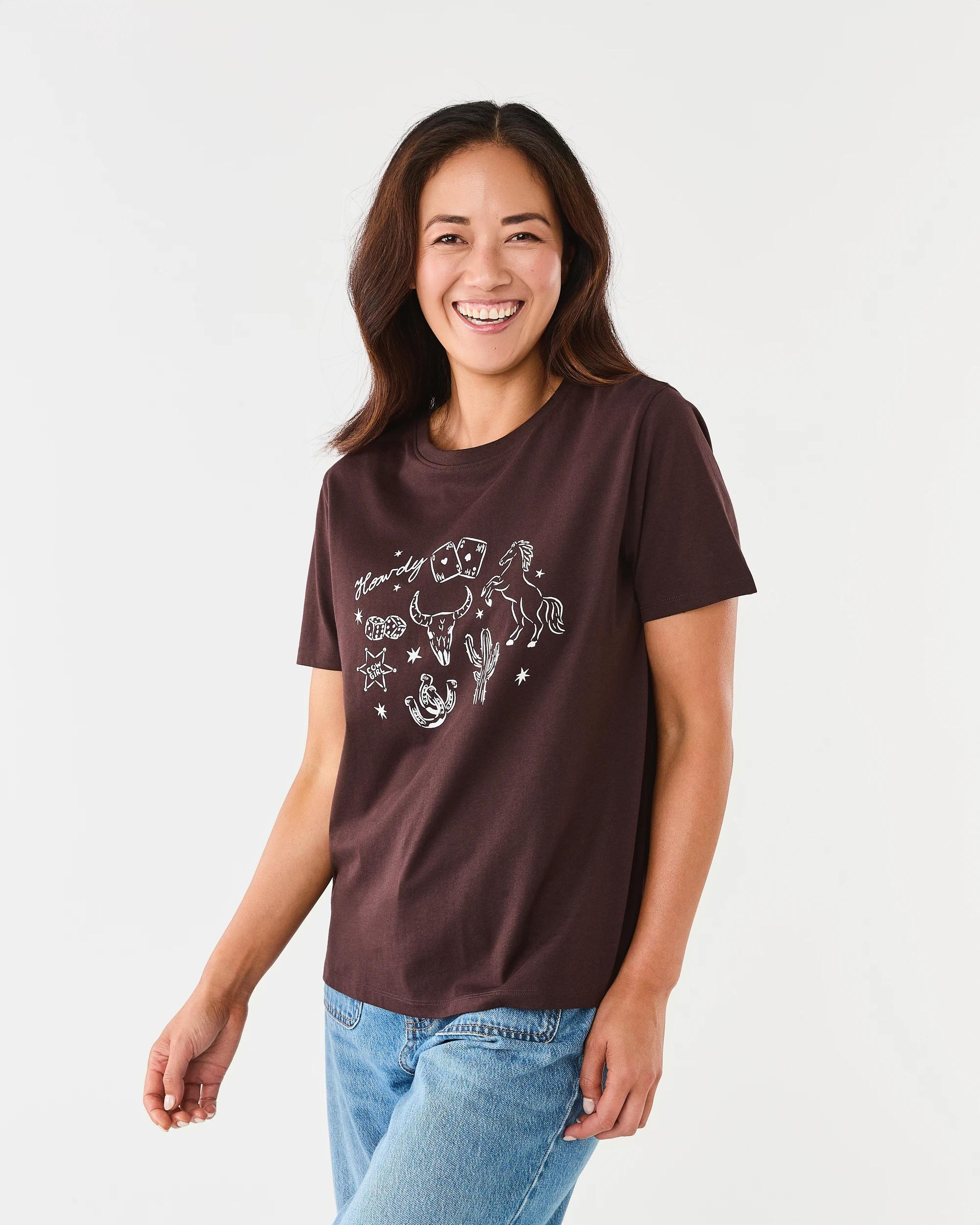 2 Short Sleeve Printed T-shirt Howdy, 2 of 5