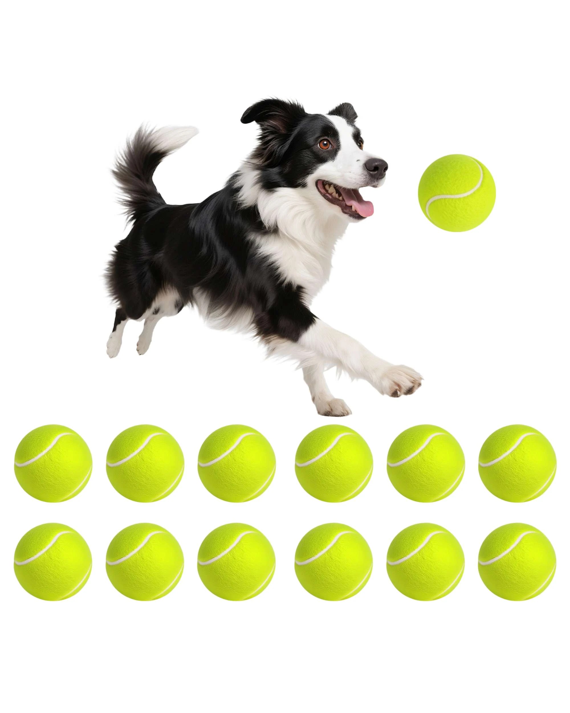 4 Advwin Pet Tennis Balls - 12 Pack, 4 of 6