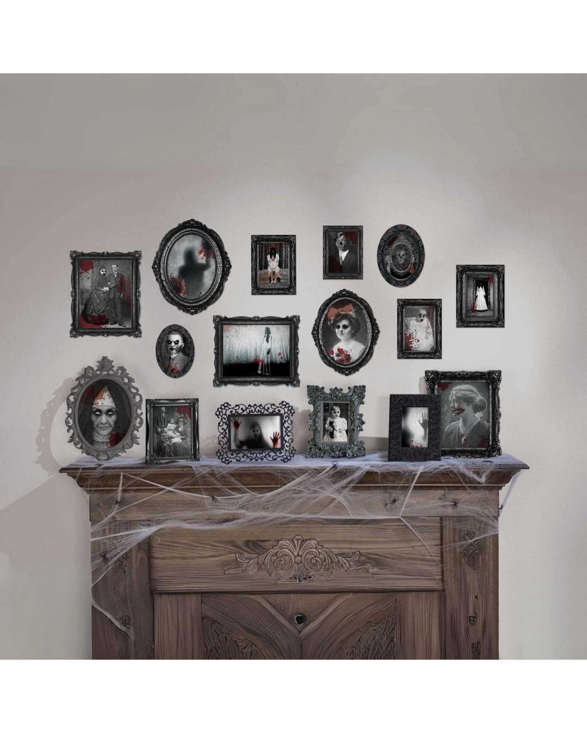 1 Amscan Inc. Halloween Dark Manor Framed Wall Decorations Pack of 30 - Multi, 1 of 3