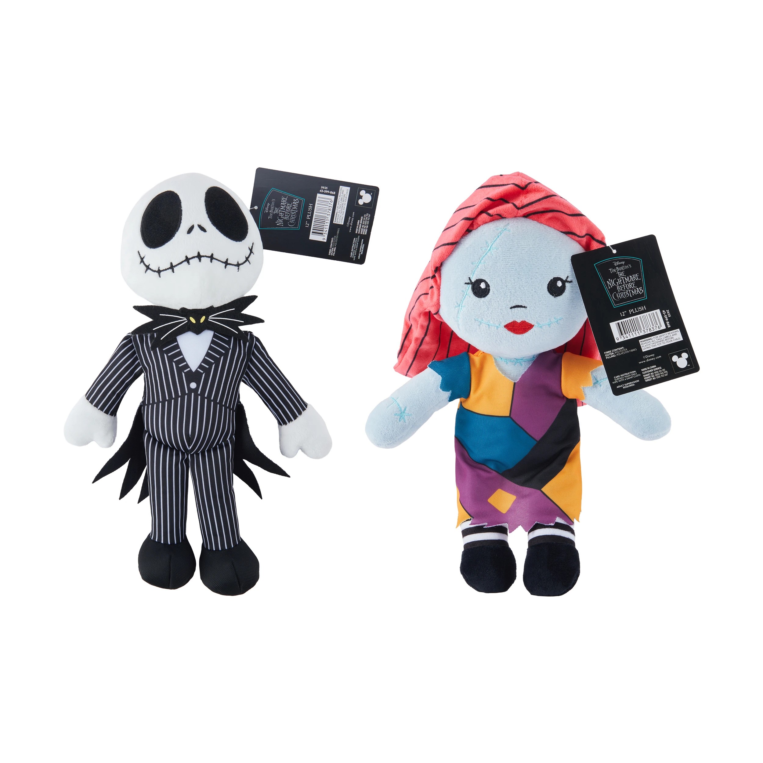 4 30cm Disney Tim Burton's The Nightmare Before Christmas Plush Toy - Assorted, 4 of 4