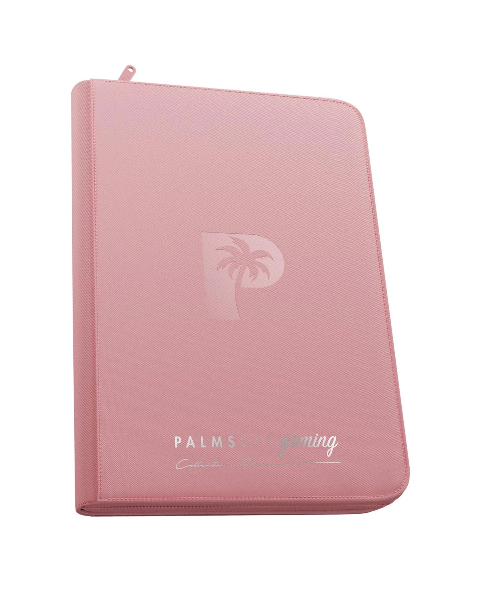 1 Palms Off Gaming Collector's Series 9 Pocket Top Loader 216 Capacity Zip Binder - Pink, 1 of 8
