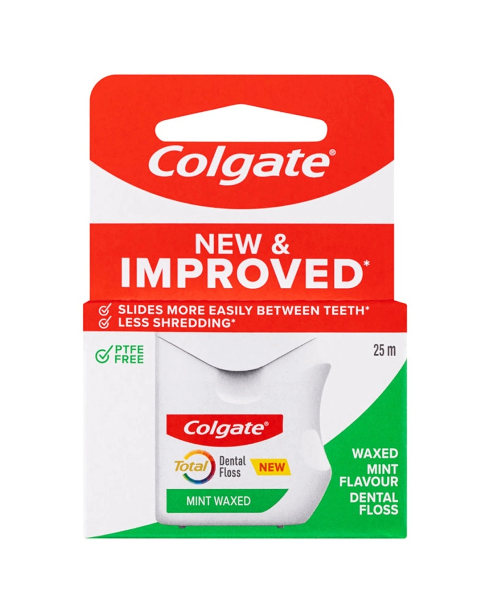 2 Colgate Total Mint Waxed Dental Floss 25m, 2 of 5