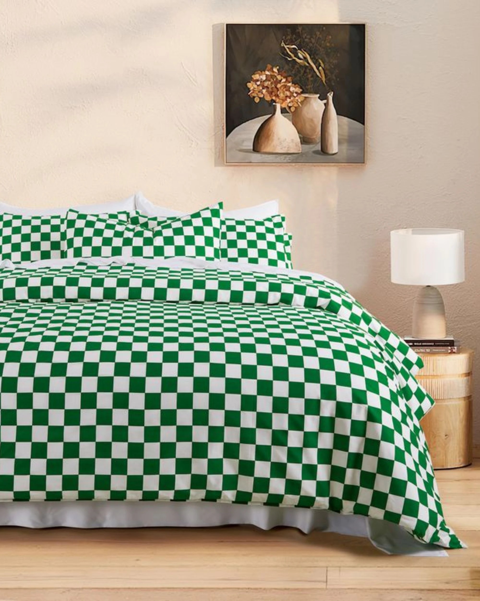 1 Gioia Casa Printed Cotton Reversible Quilt Cover Set - Queen Bed - Jimmy, 1 of 4