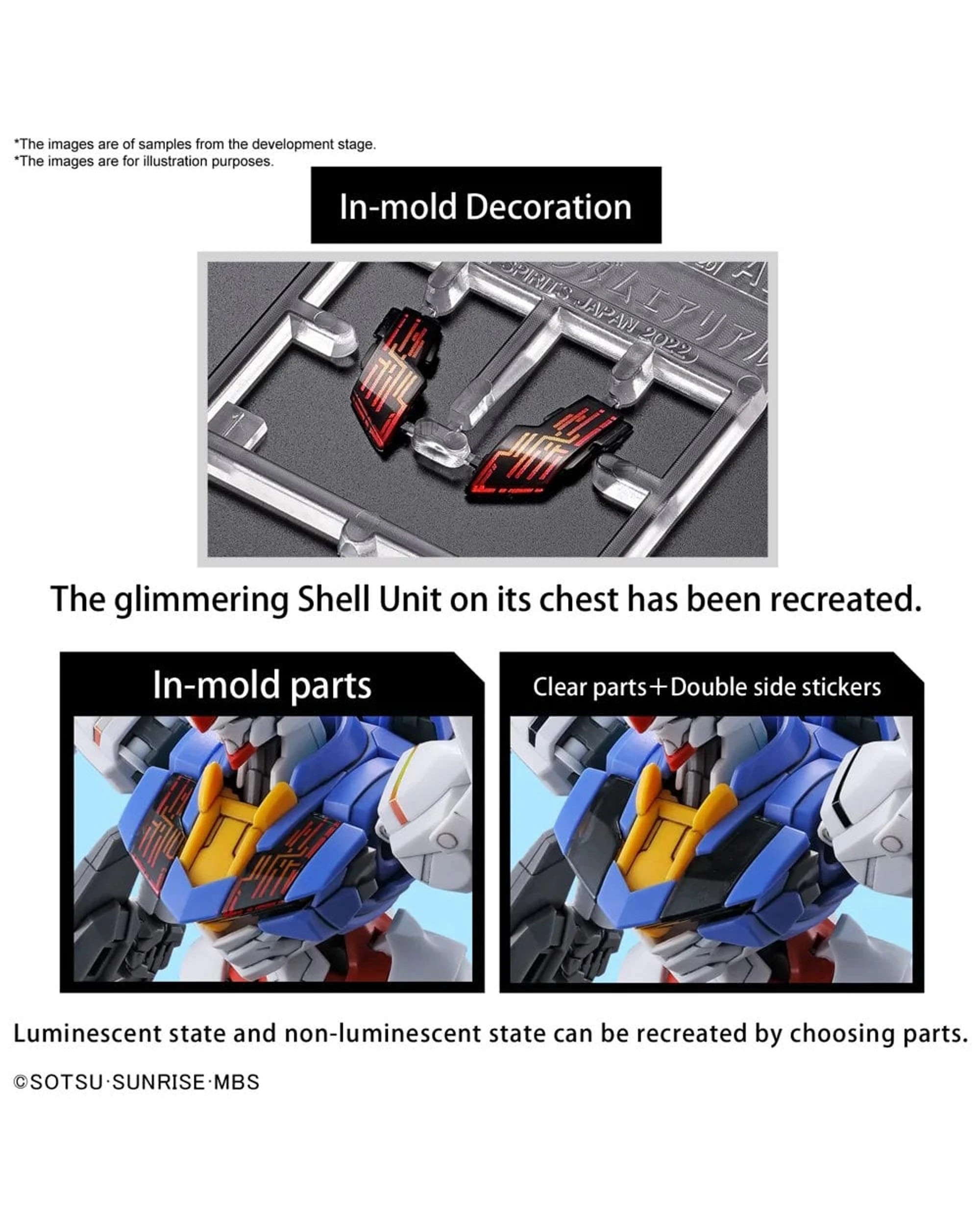 9 Bandai Gundam HG Gundam Aerial 1/144 Model Kit, 9 of 10