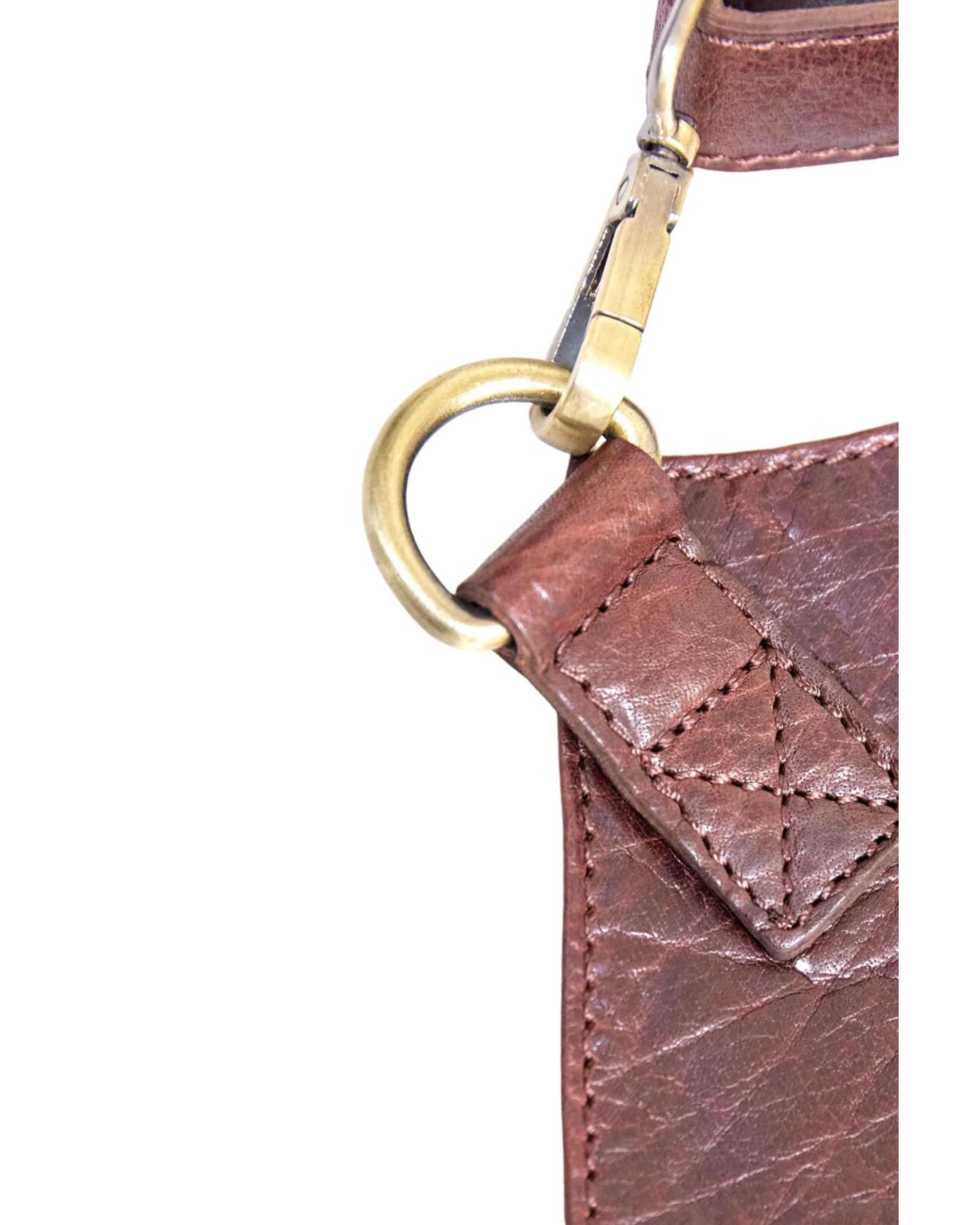 8 Pierre Cardin Professional Leather Apron Butcher Woodwork Hairdressing Barber Chef - Chestnut, 8 of 10