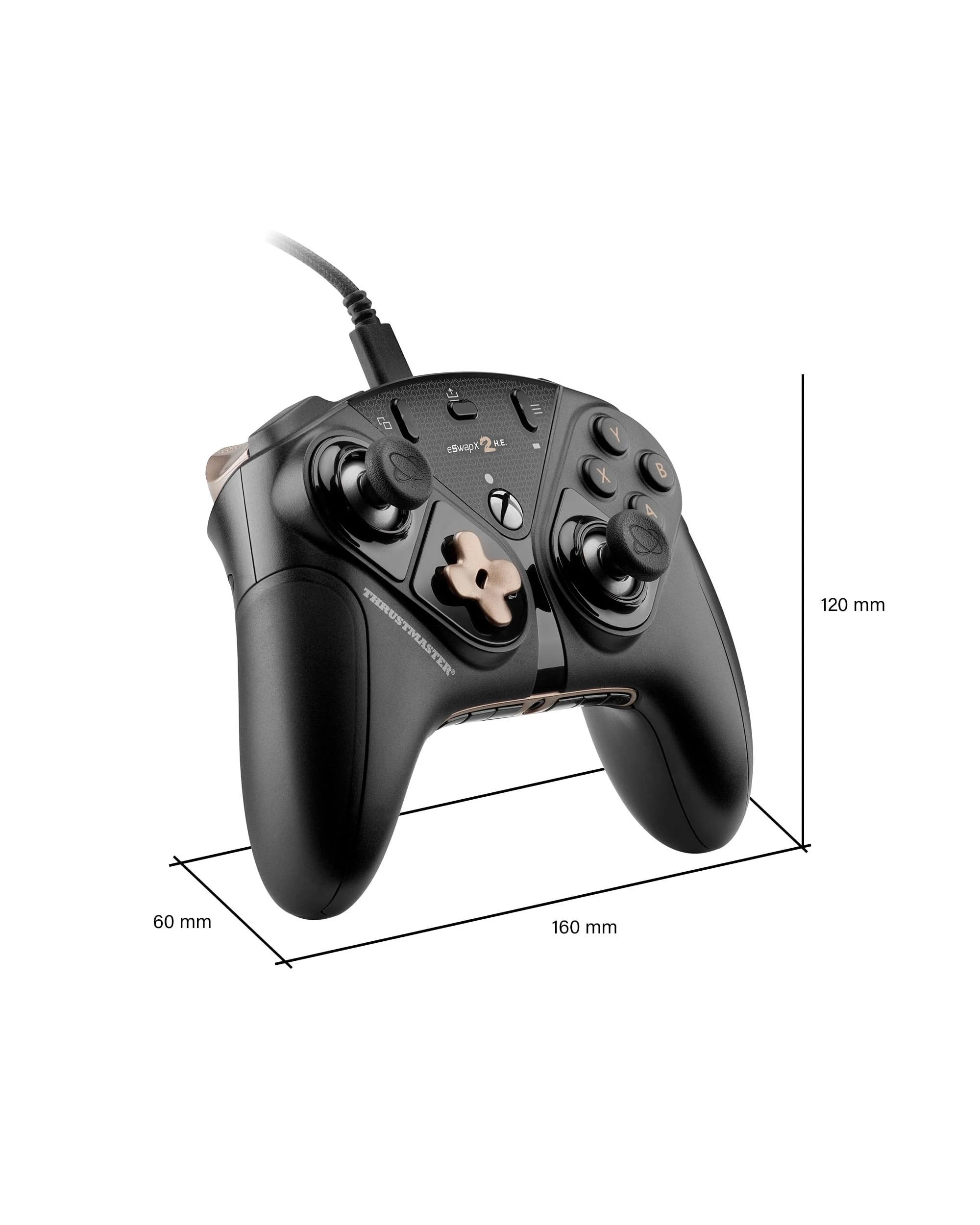 7 Thrustmaster ESWAP X2 HE Esports Modular Gamepad for Xbox and PC - Black, 7 of 7