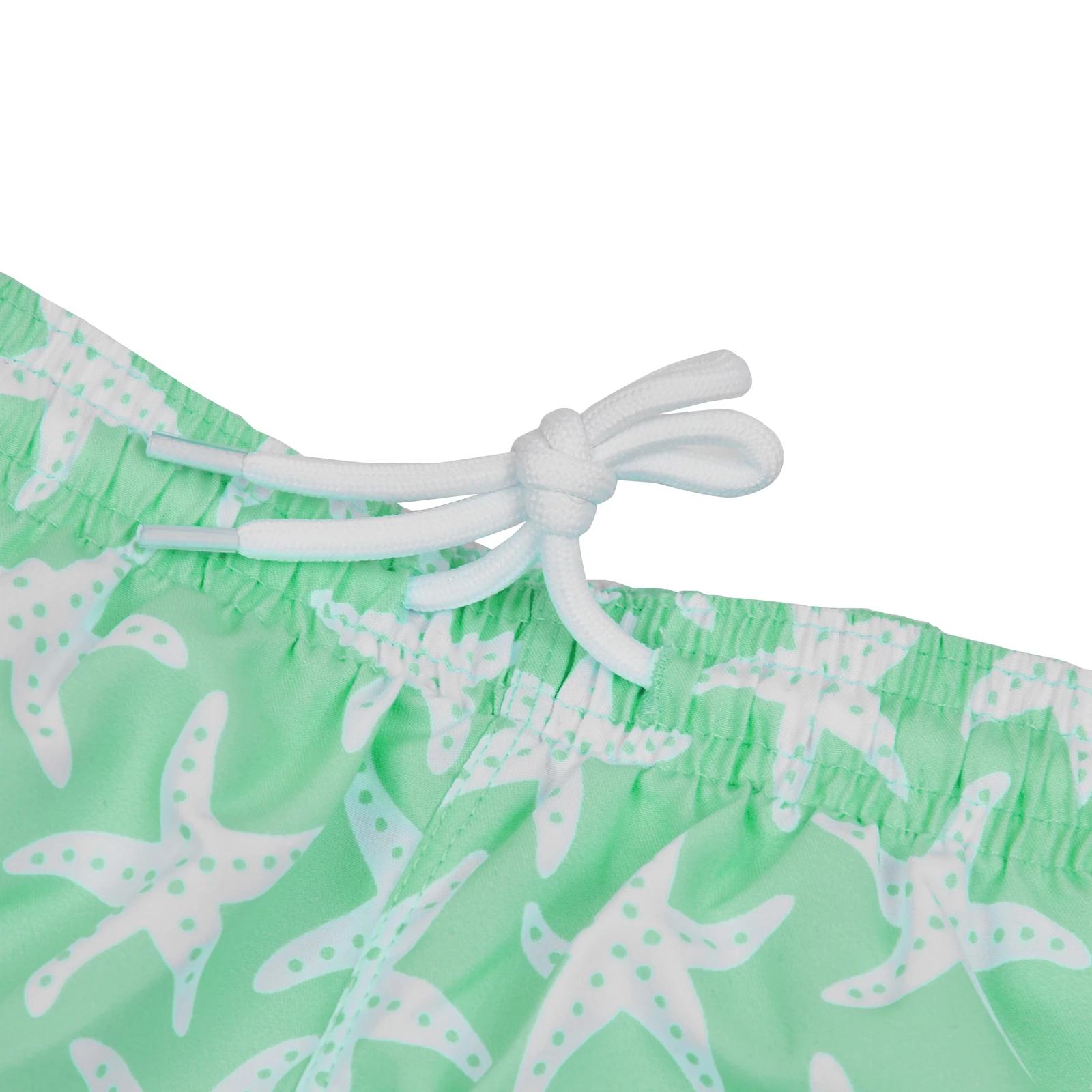 3 Big softies Swim shorts - Green Starfish , 3 of 5