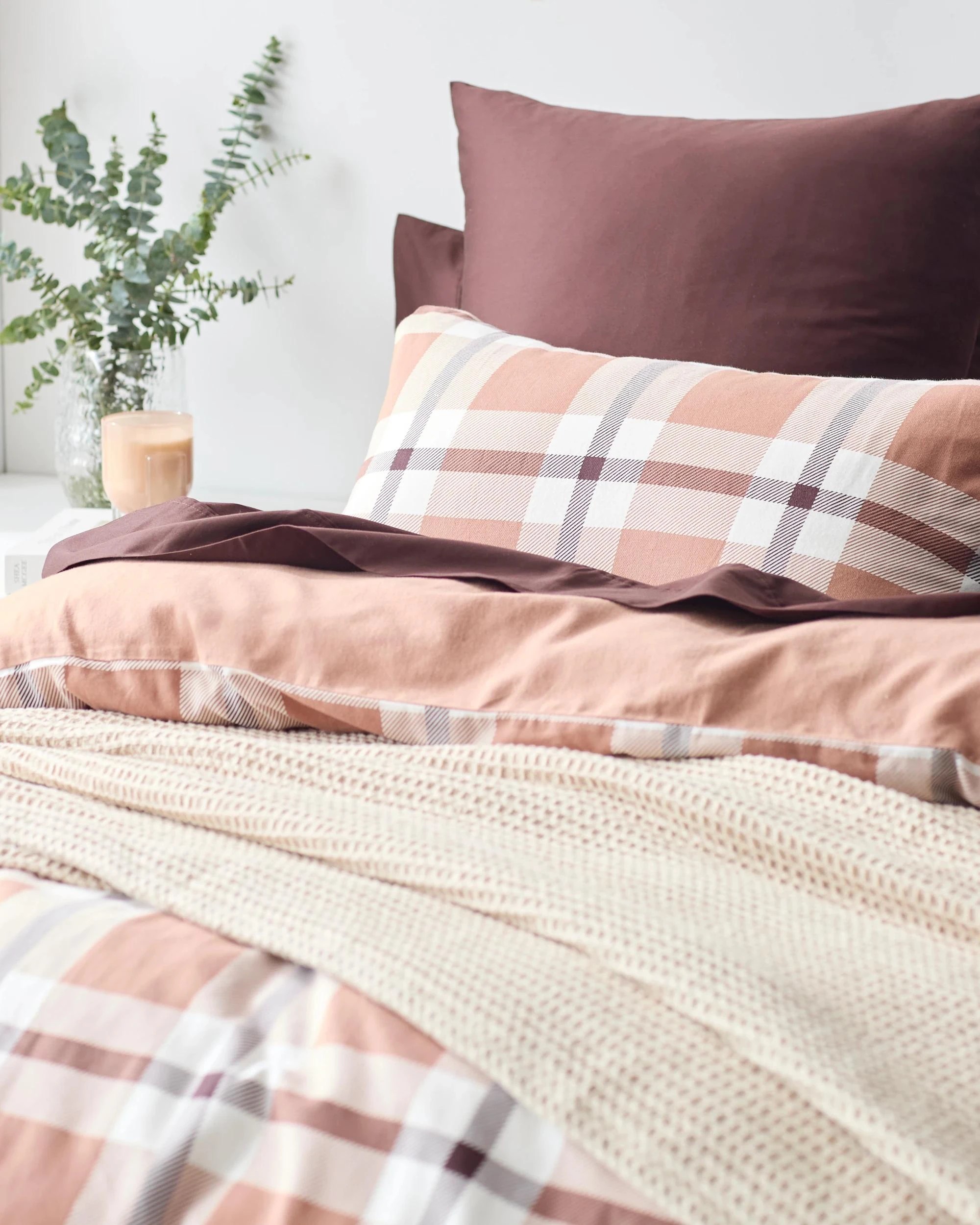 3 Target Percy Flannelette Quilt Cover Set - Single Bed - Brown, 3 of 10