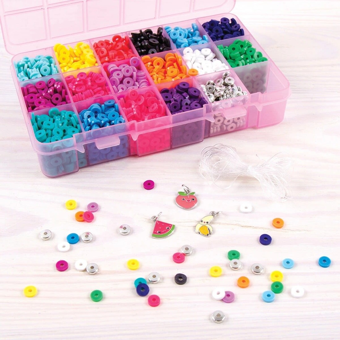 3 3356 Piece Make It Real Heishi Beads Case, 3 of 7