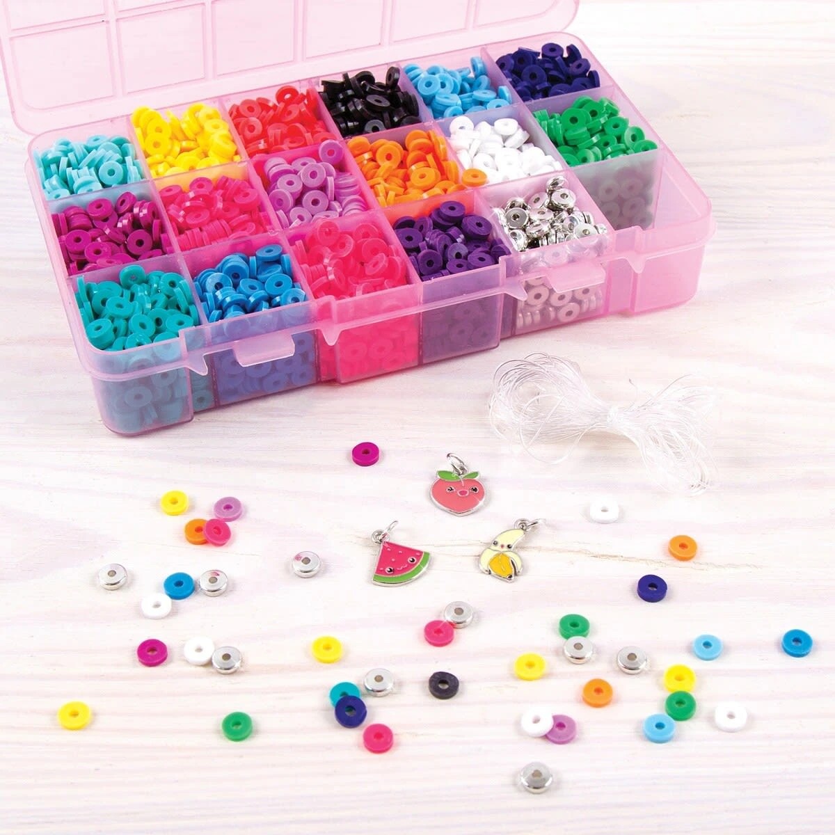 3 3356 Piece Make It Real Heishi Beads Case, 3 of 7